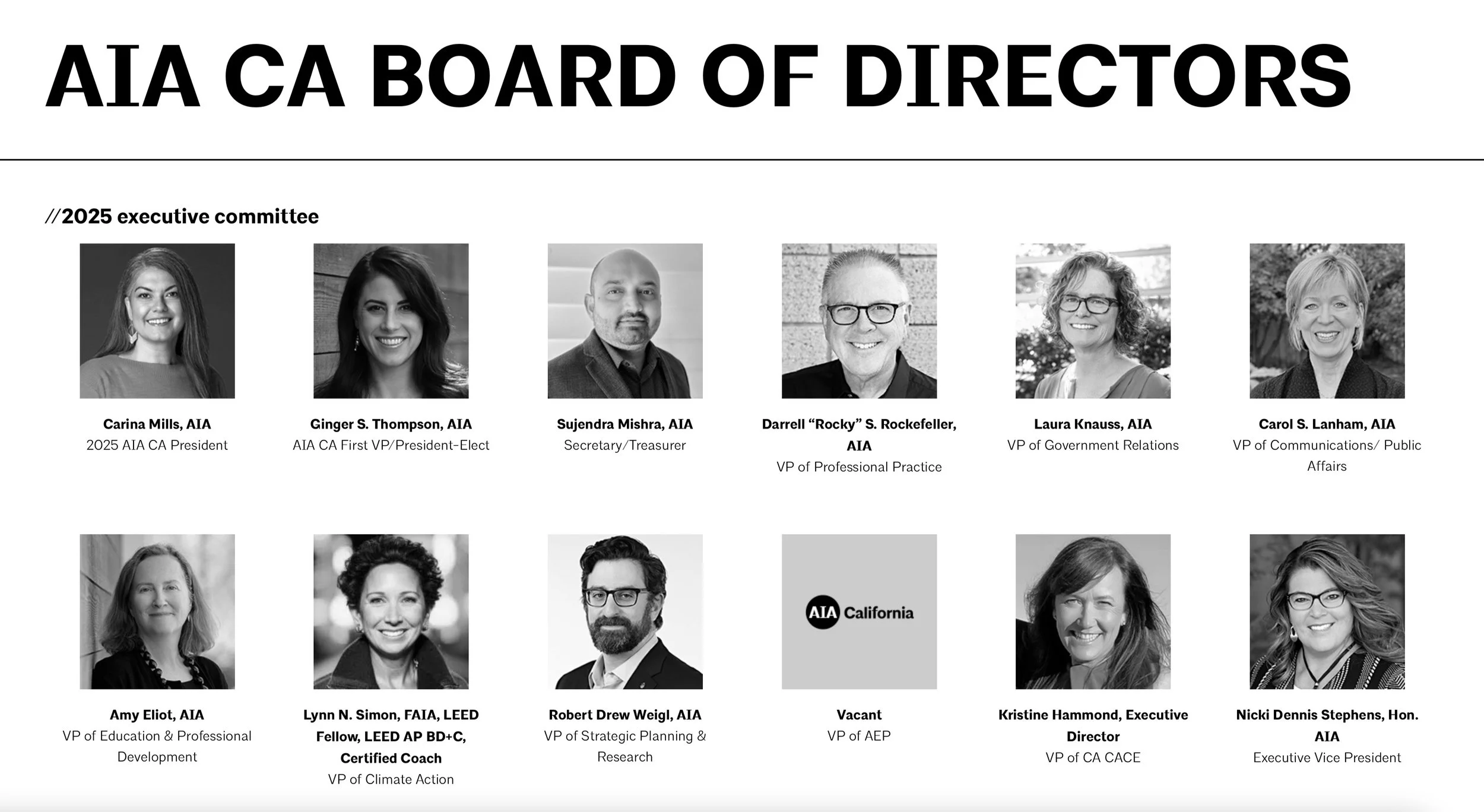 Darrell S. “Rocky” Rockefeller named AIA California’s Vice President Of Professional Practice