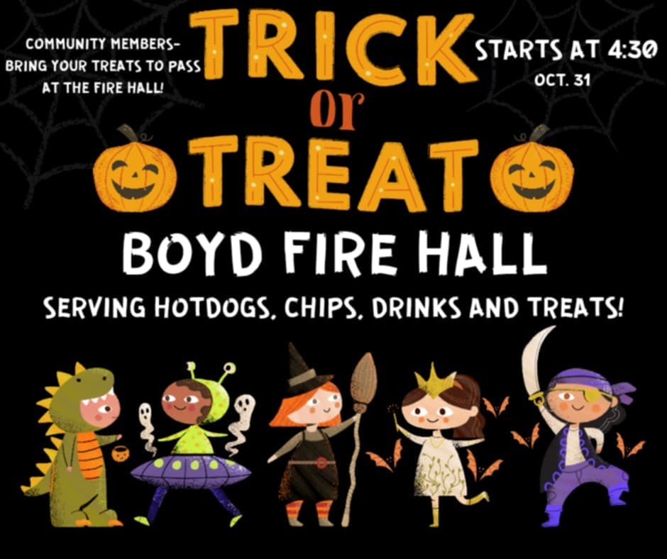 Trick or Treat at the Fire Hall