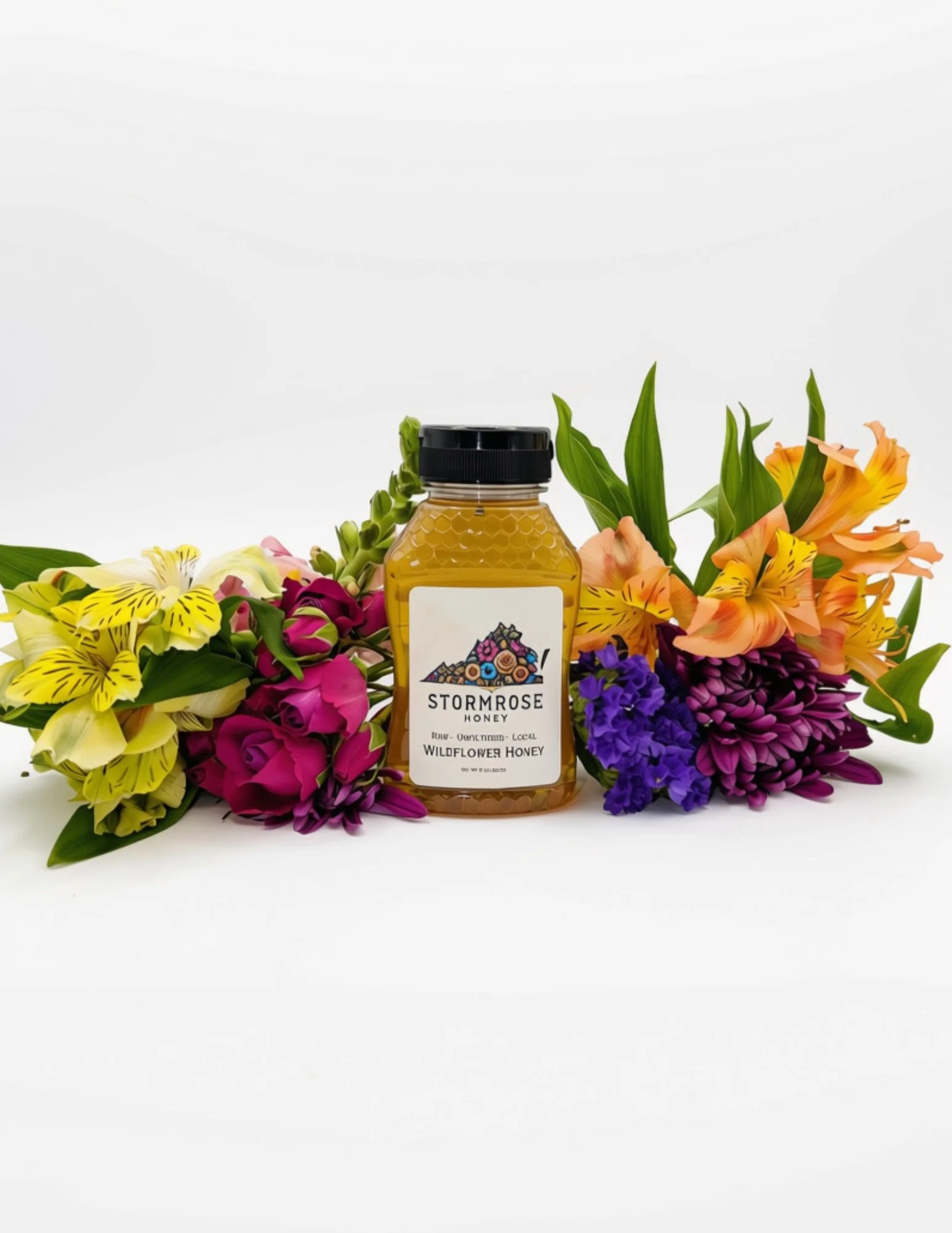 8 oz Raw Wildflower Honey