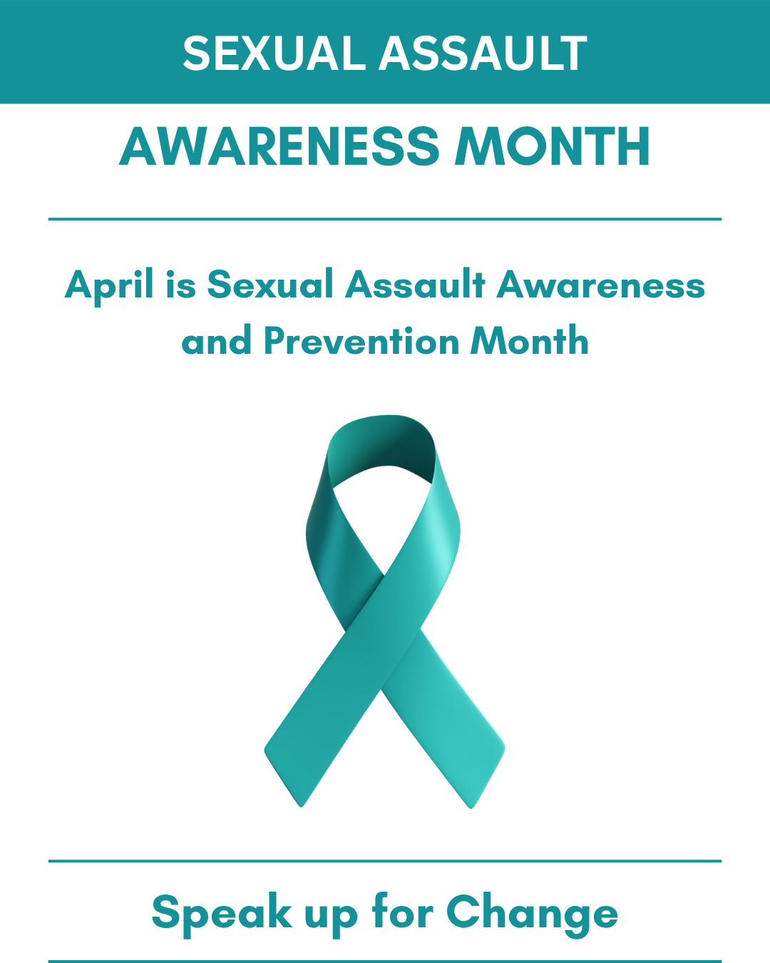 April is Sexual Assault Awareness Month