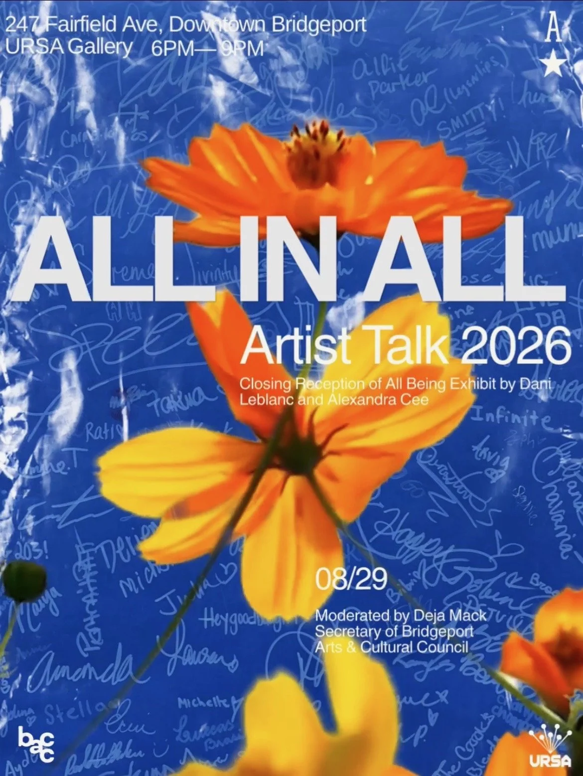 All In All: Artist Talk 2026 (Closing Reception)