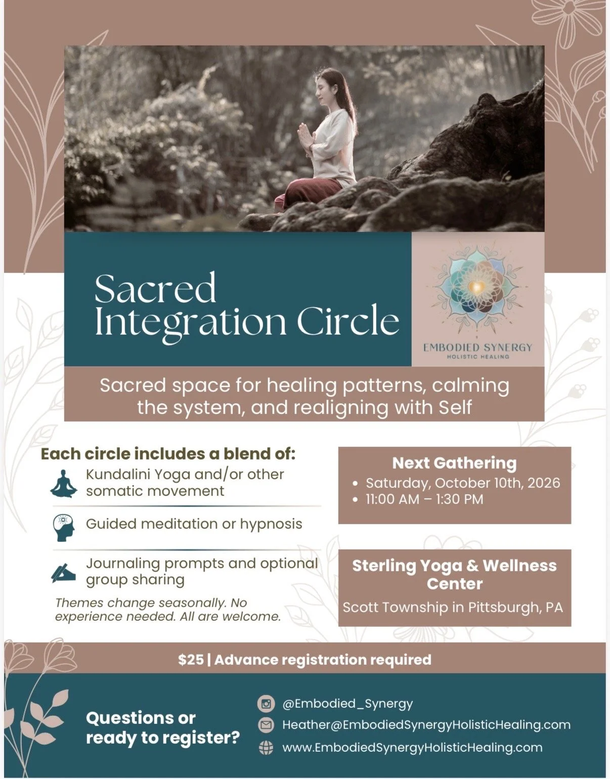 Sacred Integration Circle-October 10, 2026