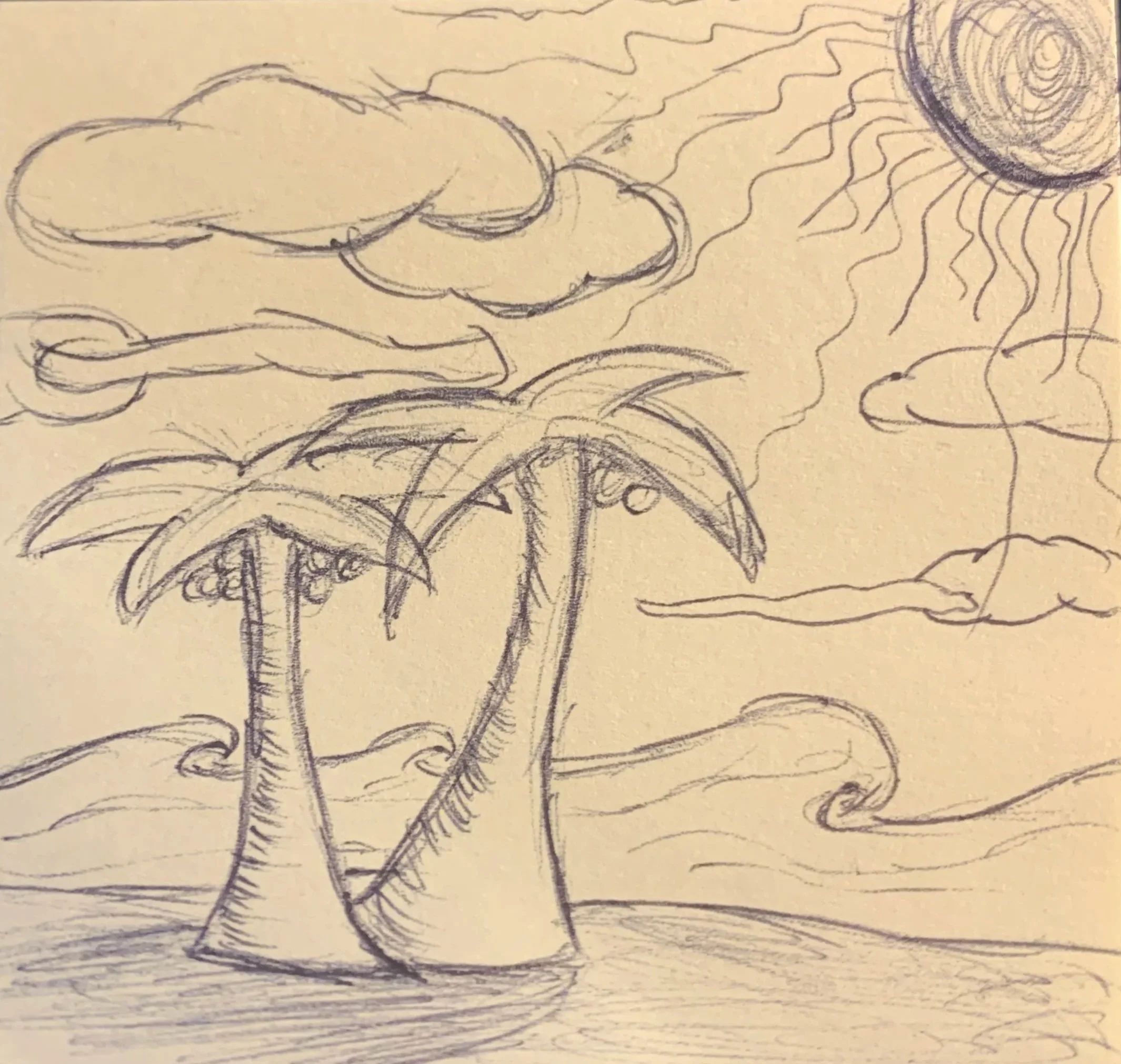 'peaceful sketch'