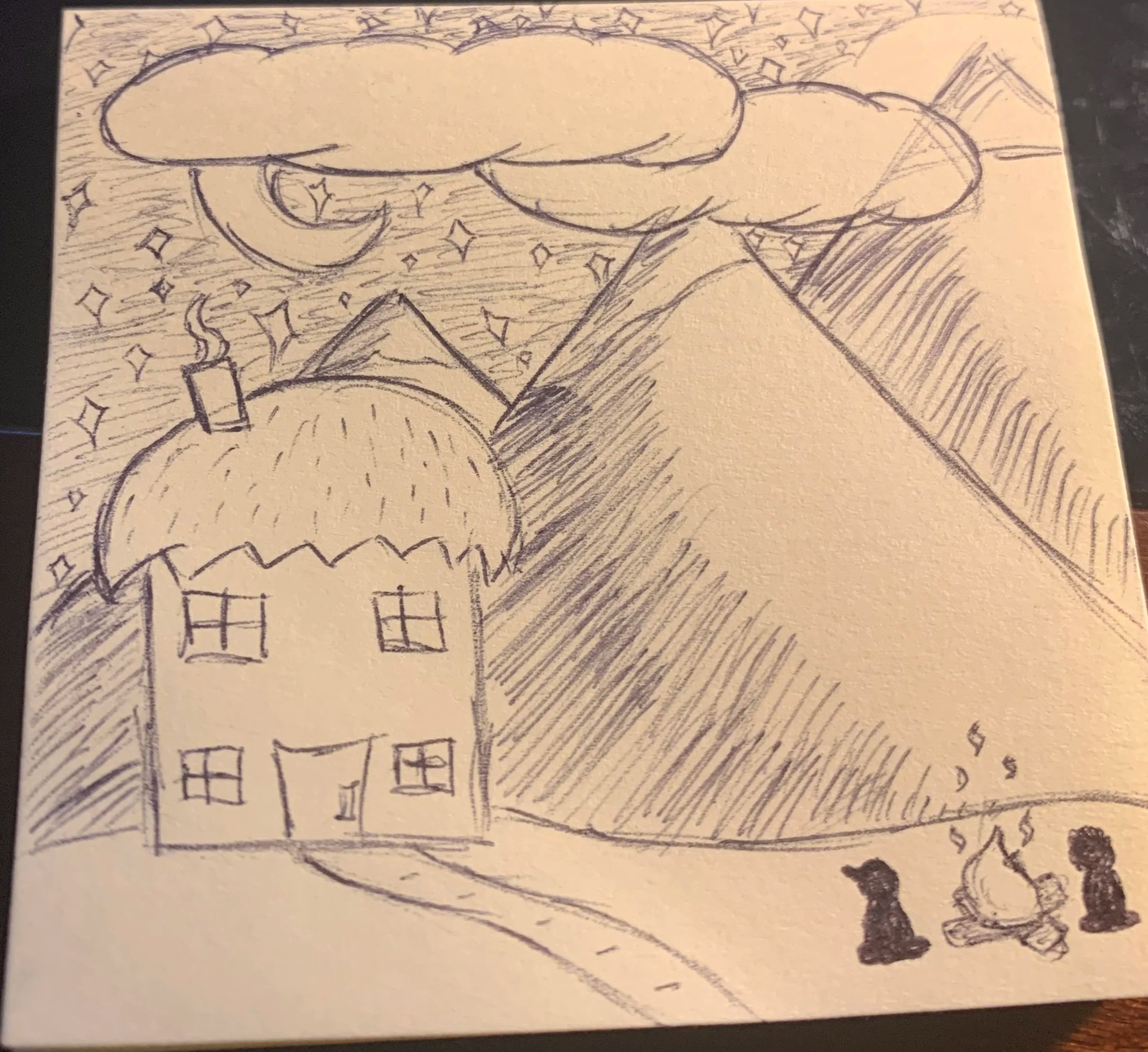 'starry sketch'