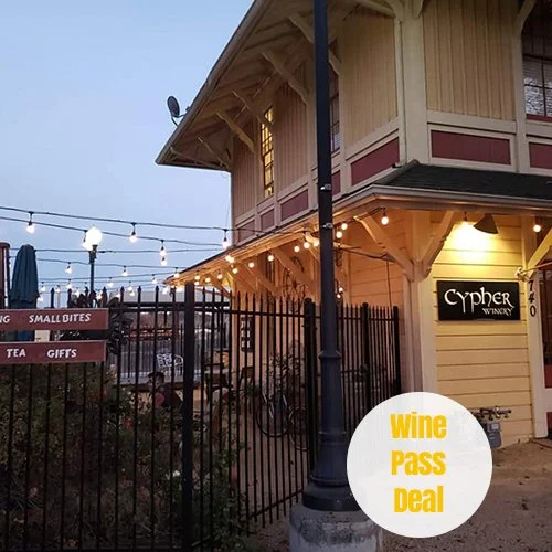Old train station is now Cypher Winery