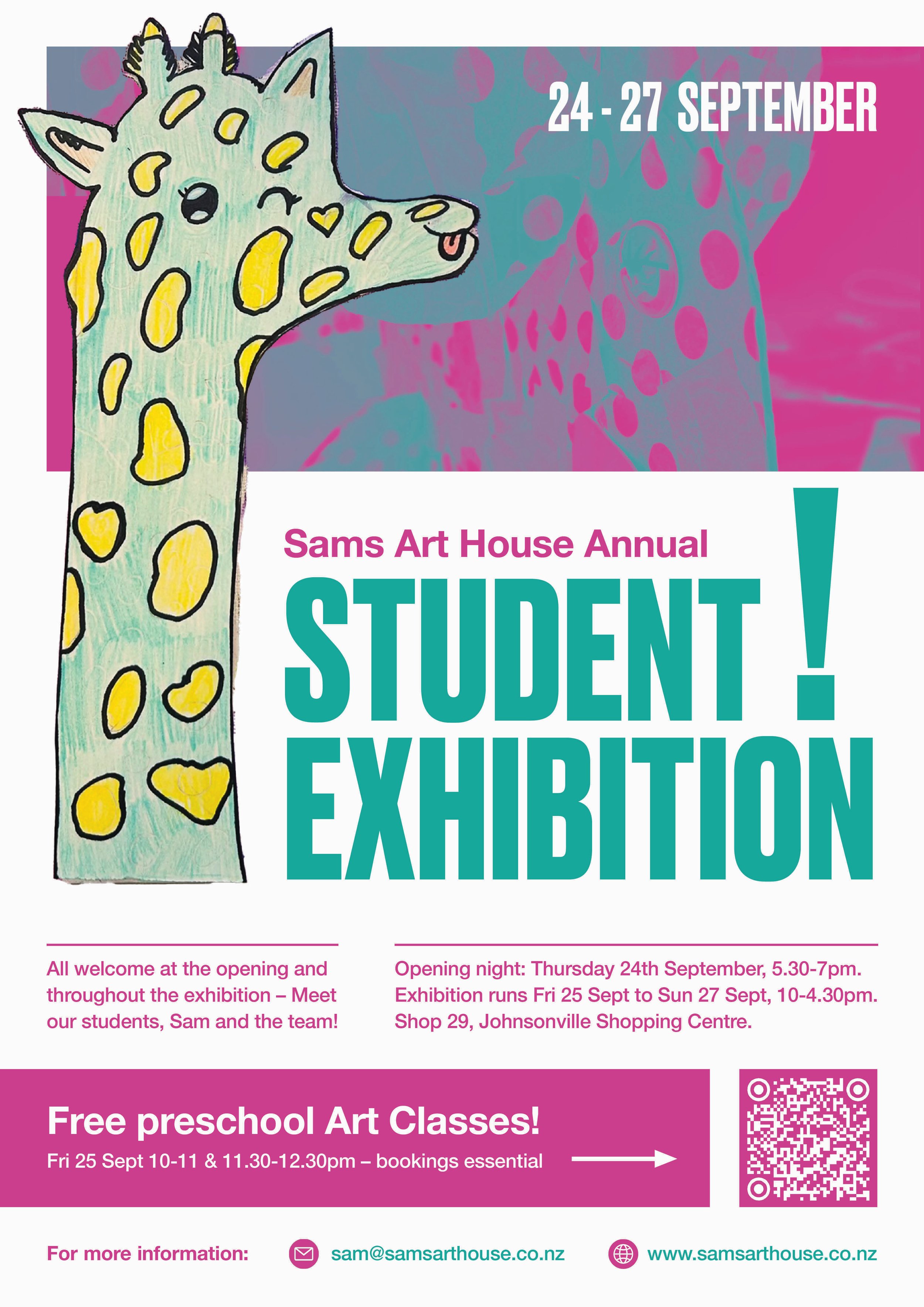 Check out our spring newsletter …. Upcoming Student Exhibition, Sept/Oct holidays, term 4 enrolments &amp; more.