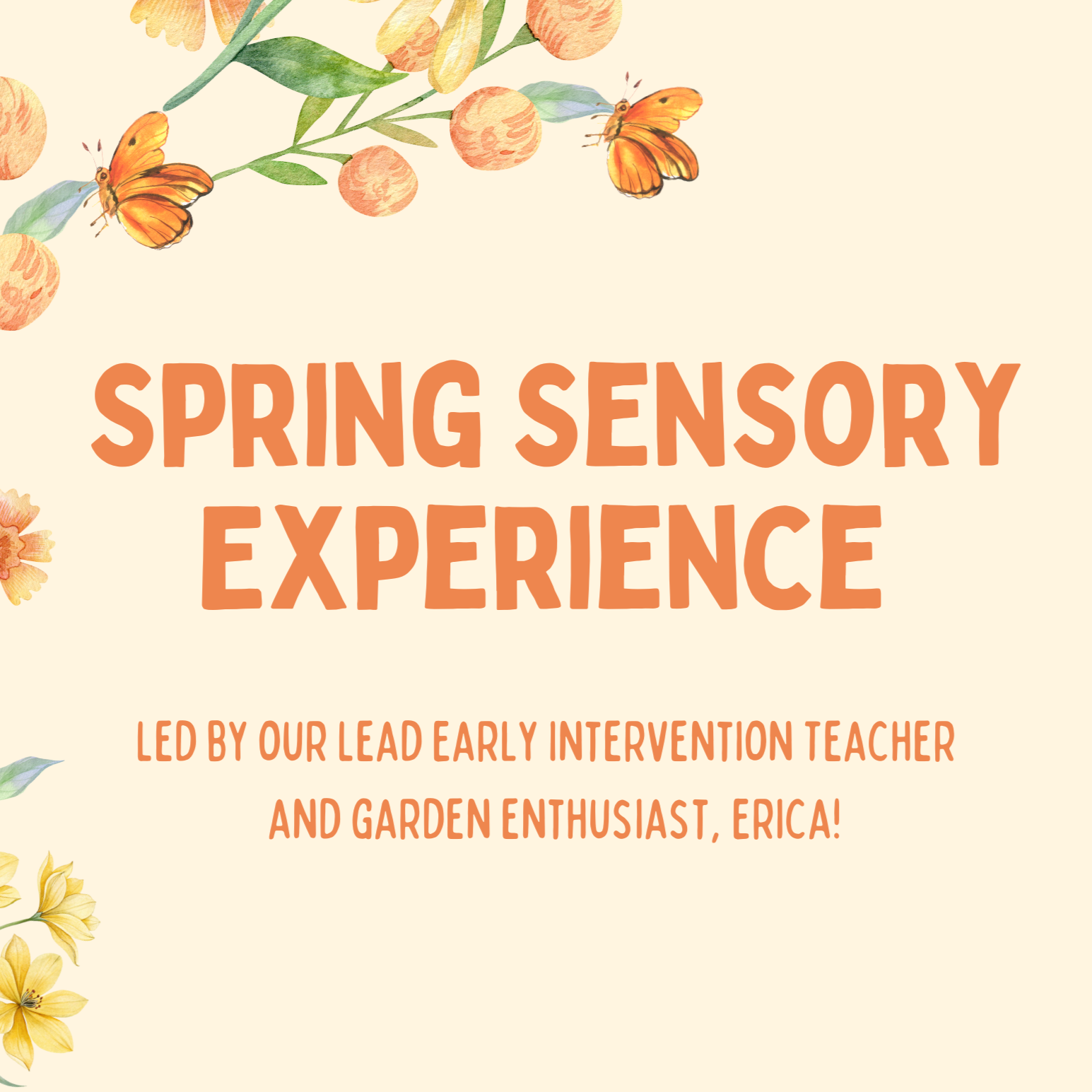 Spring Sensory Experience 