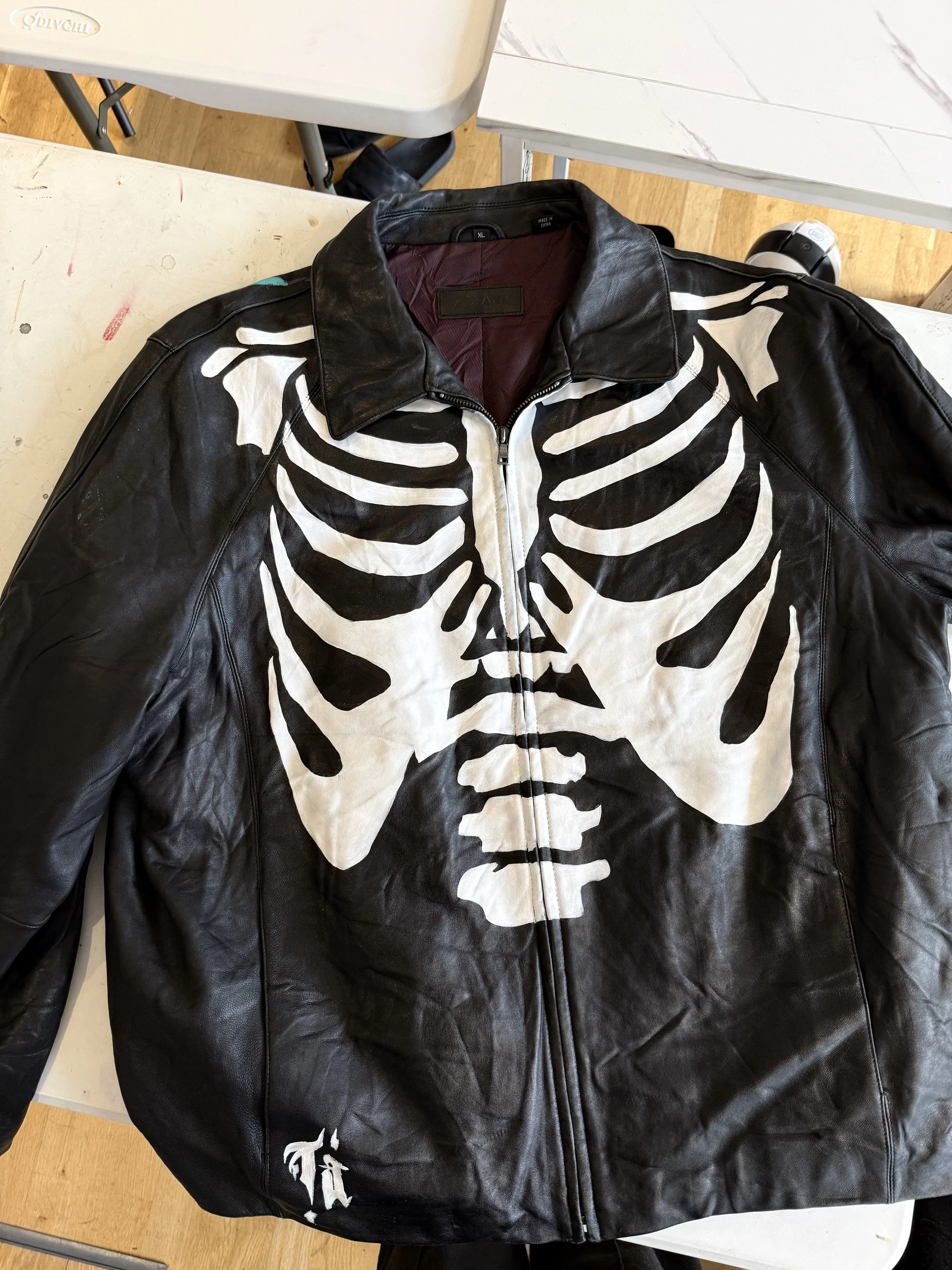 Donnie Darko Leather jacket Rib cage