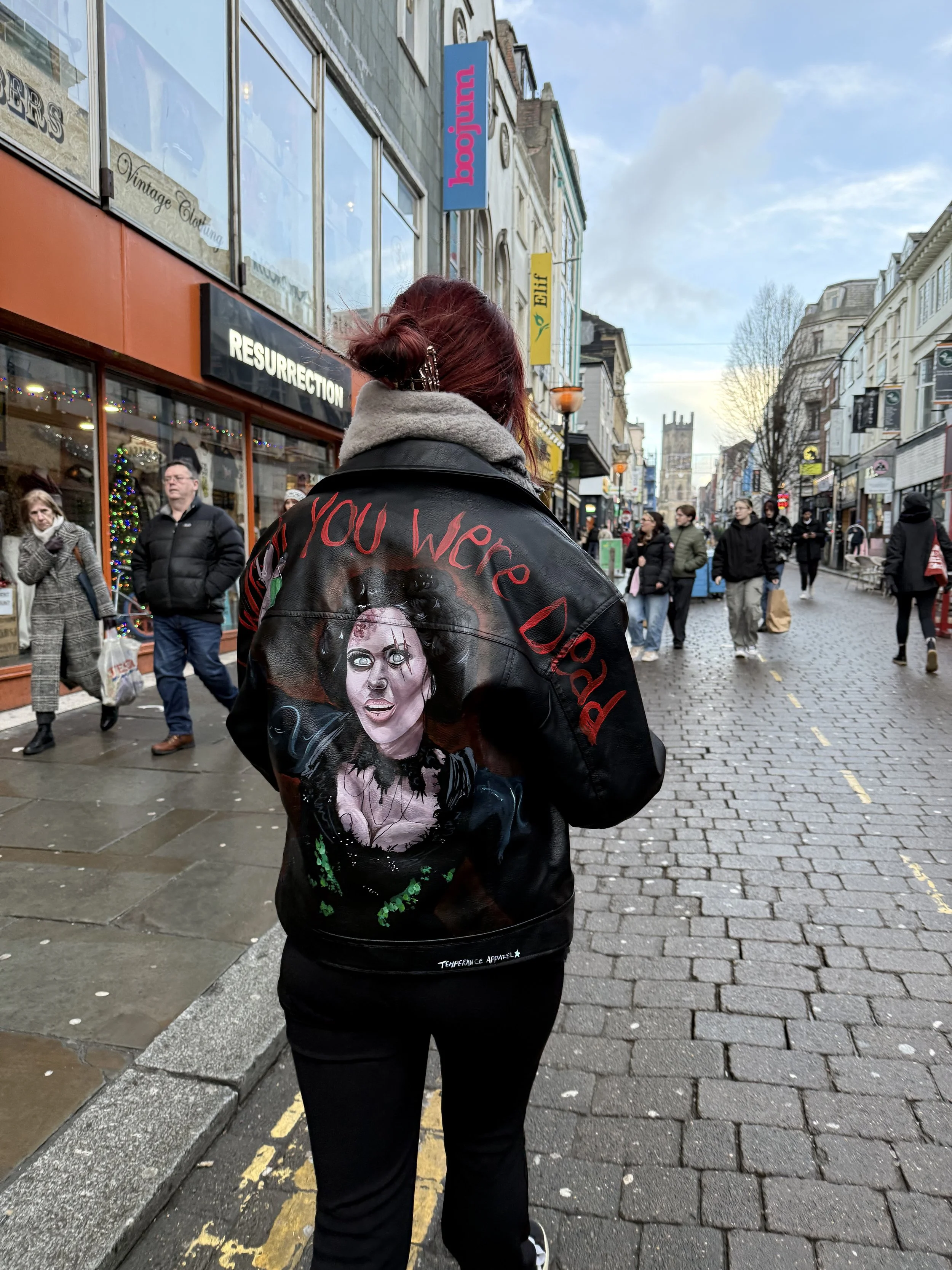 Lacuna coil painted jacket 