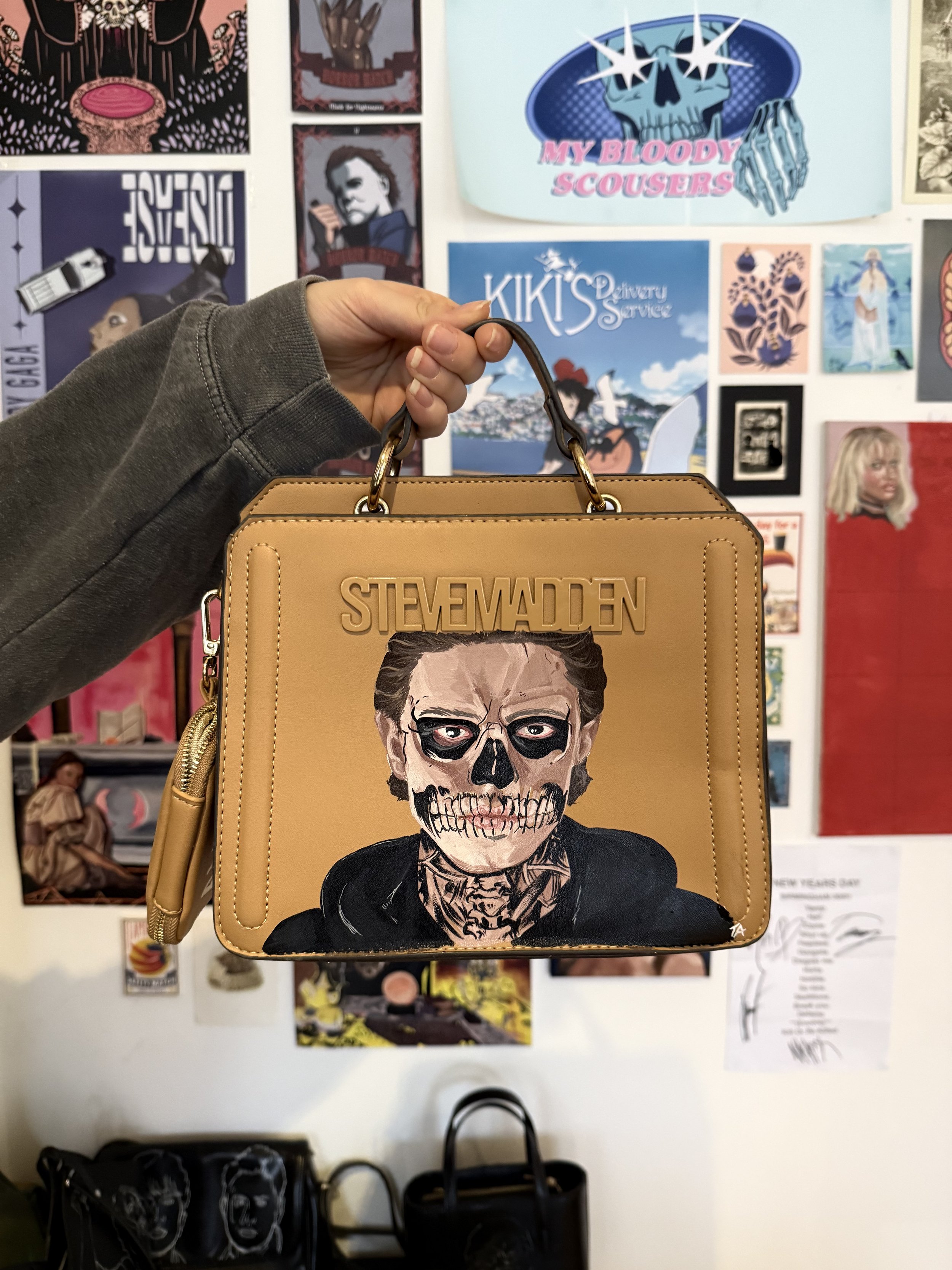 Tate Langdon American Horror story painted bag 