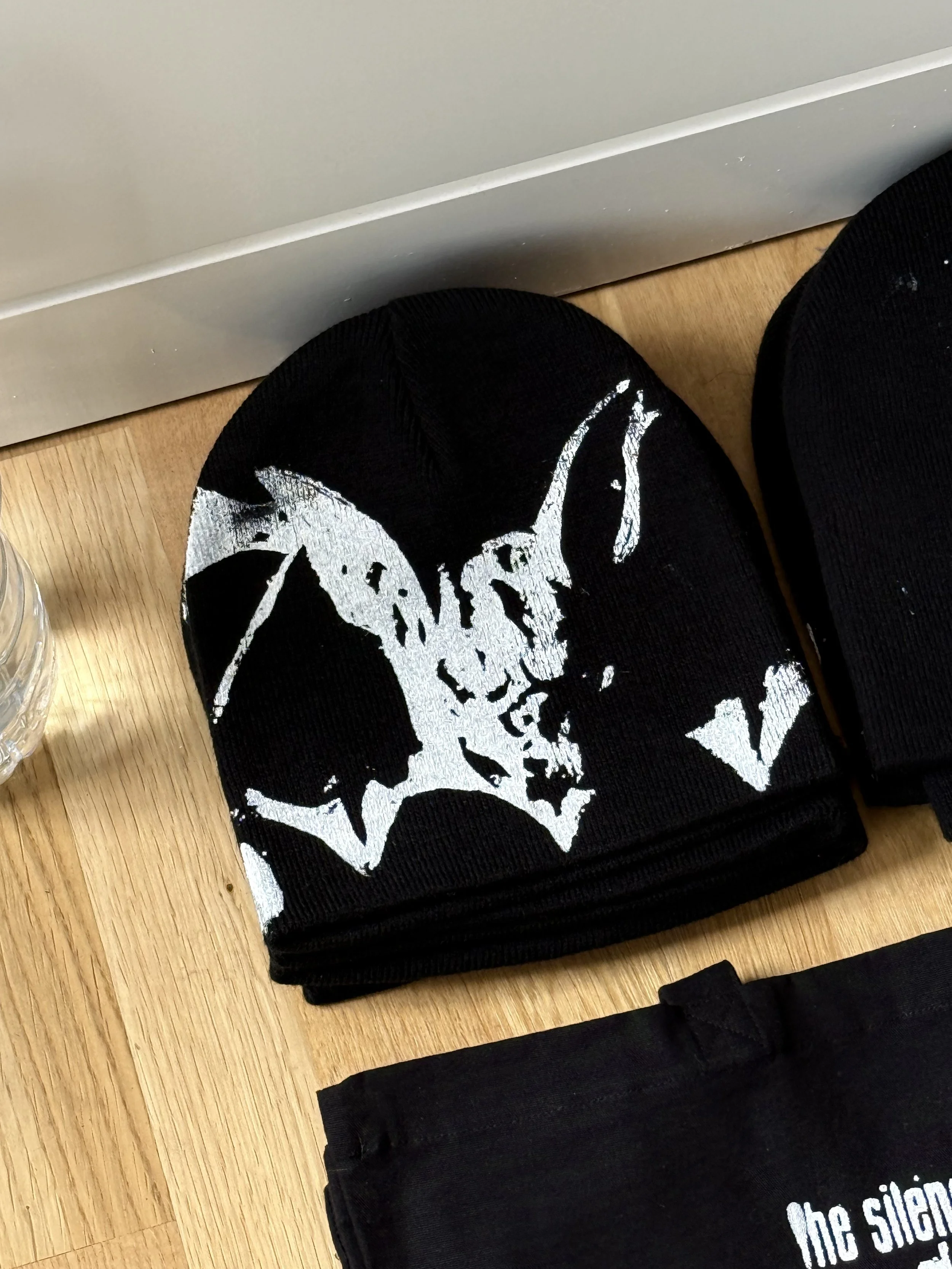 Bat screenprint Beanie