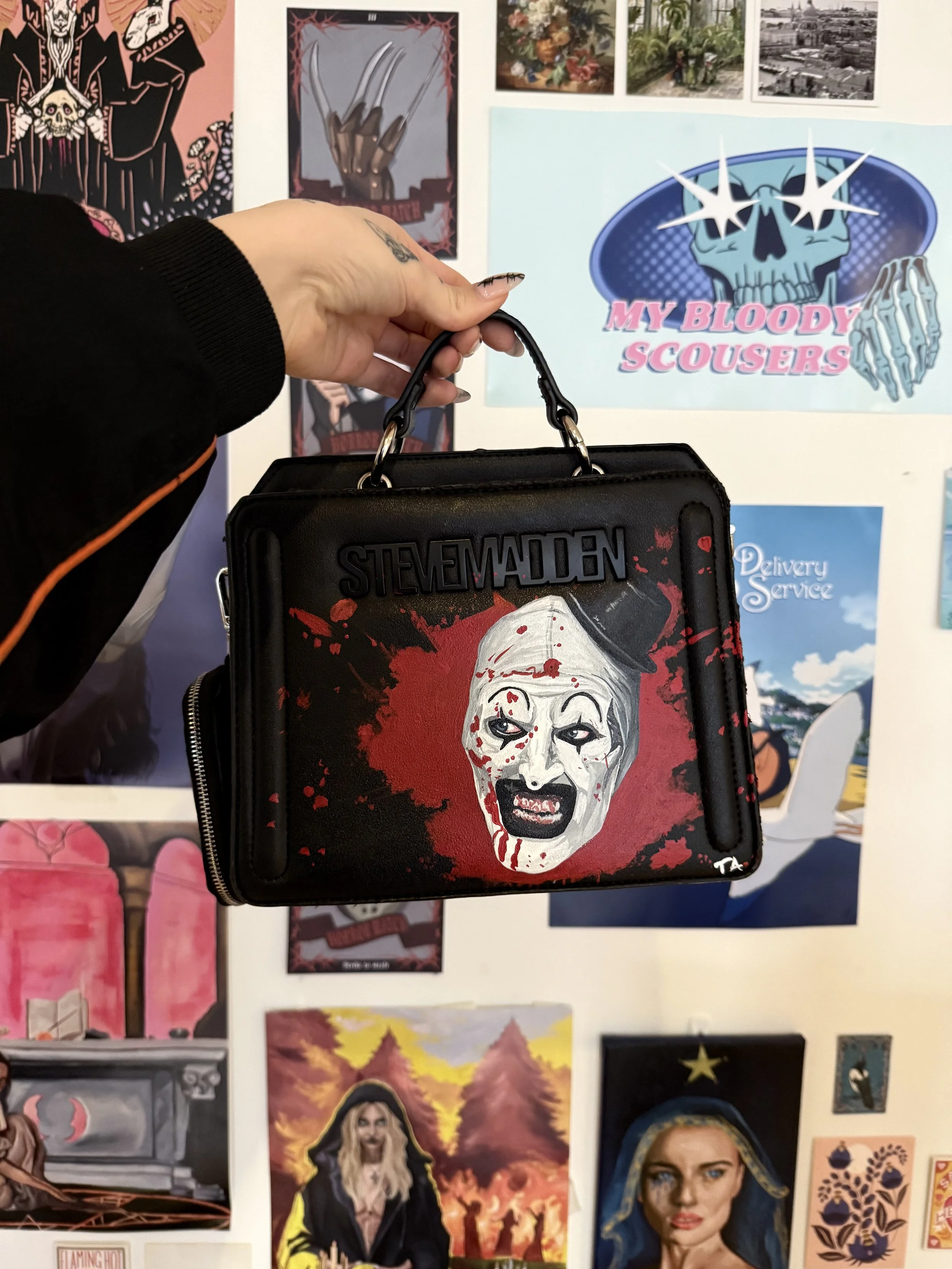 Terrifier painted bag  