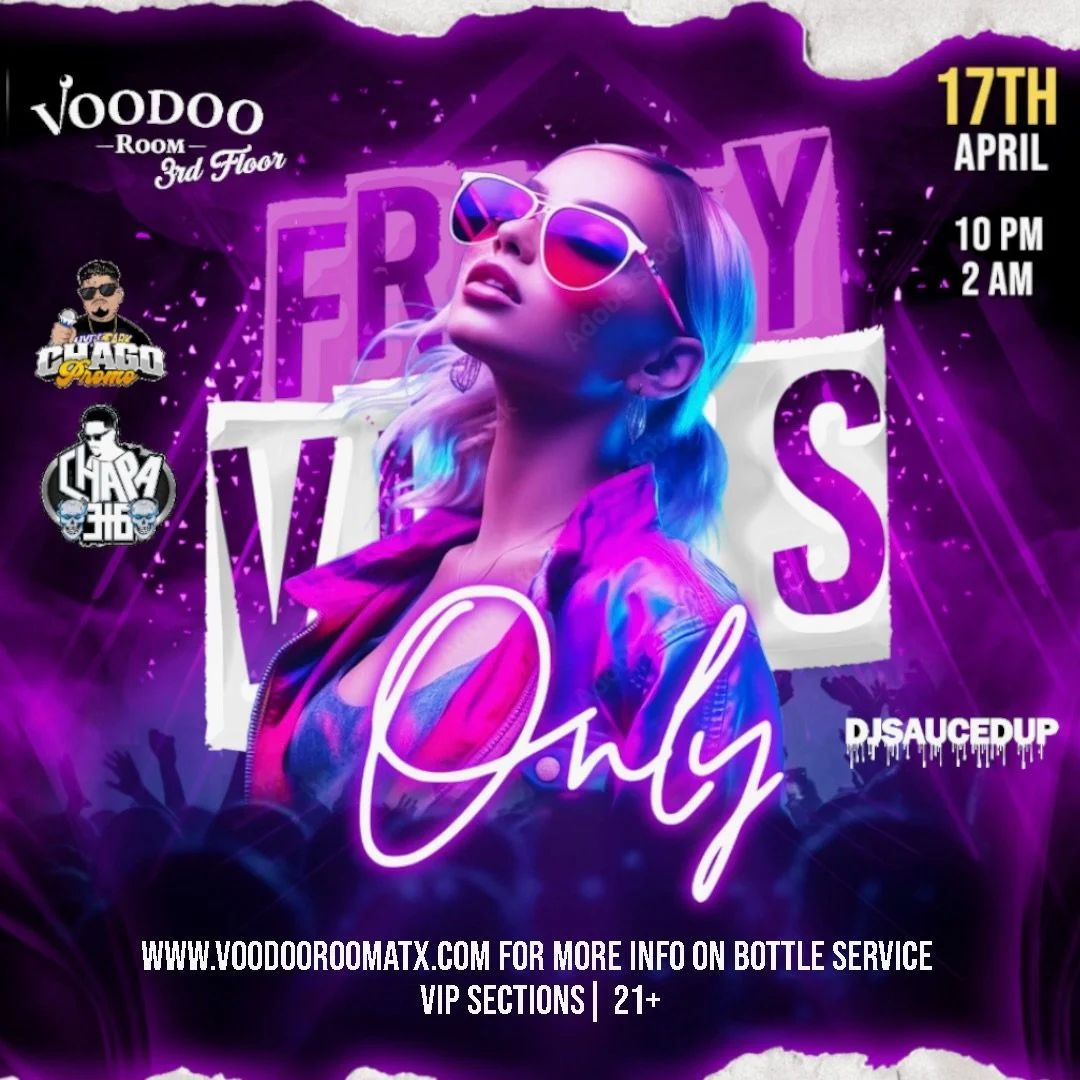 EVERY FRIDAY NIGHT AT @voodooroom 🎉