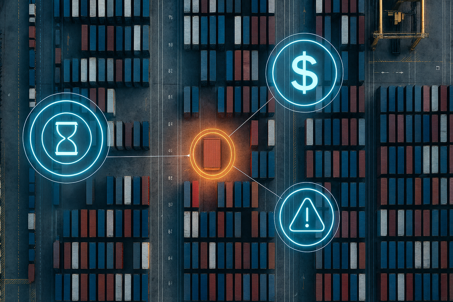 Supply chain pain points visualization