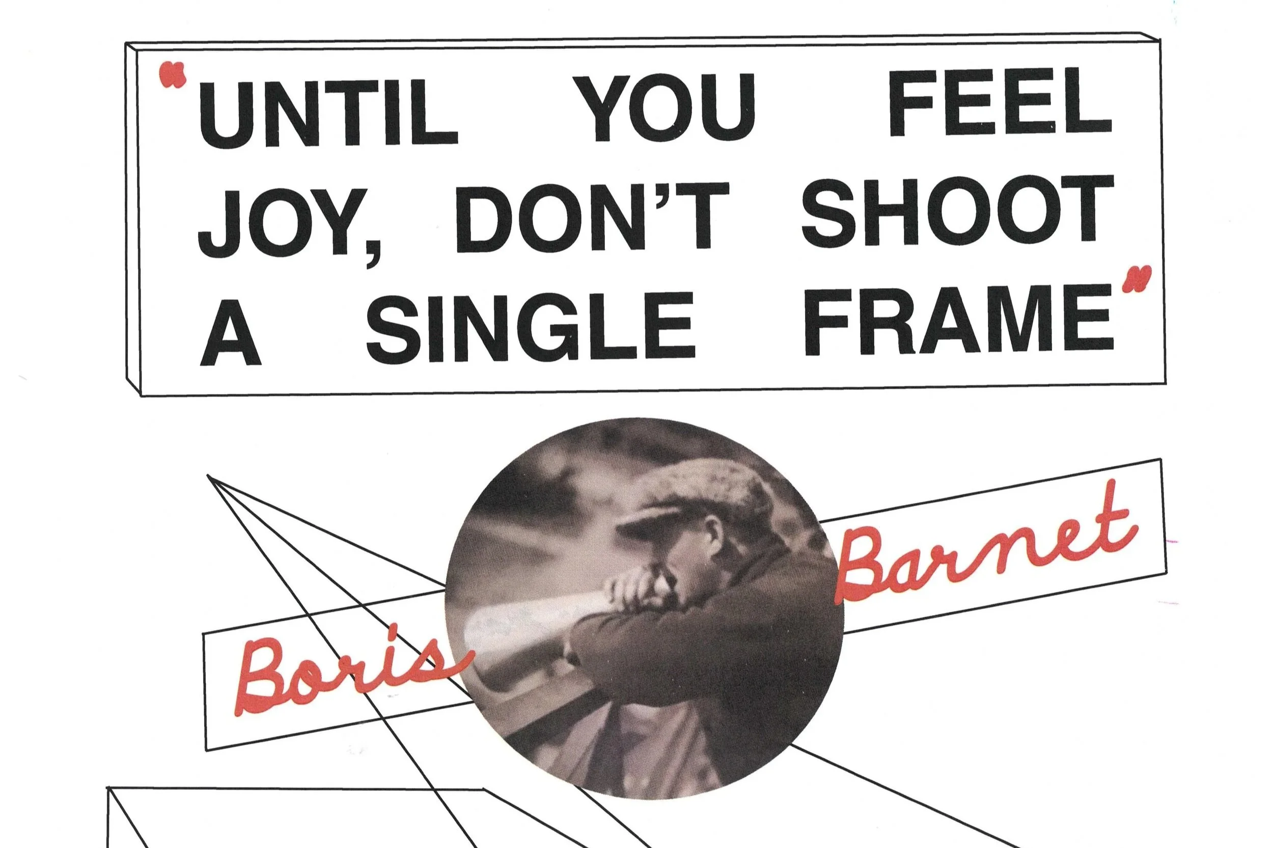 Boris Barnet, A Soviet Poet