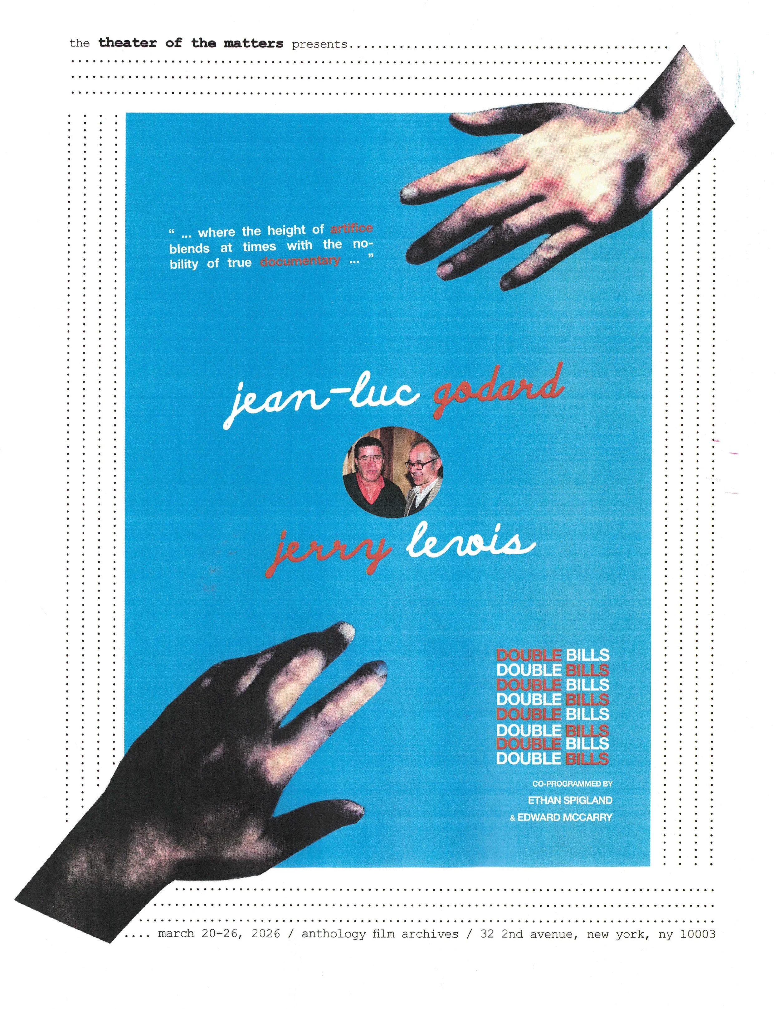 Godard x Lewis: Double Bills