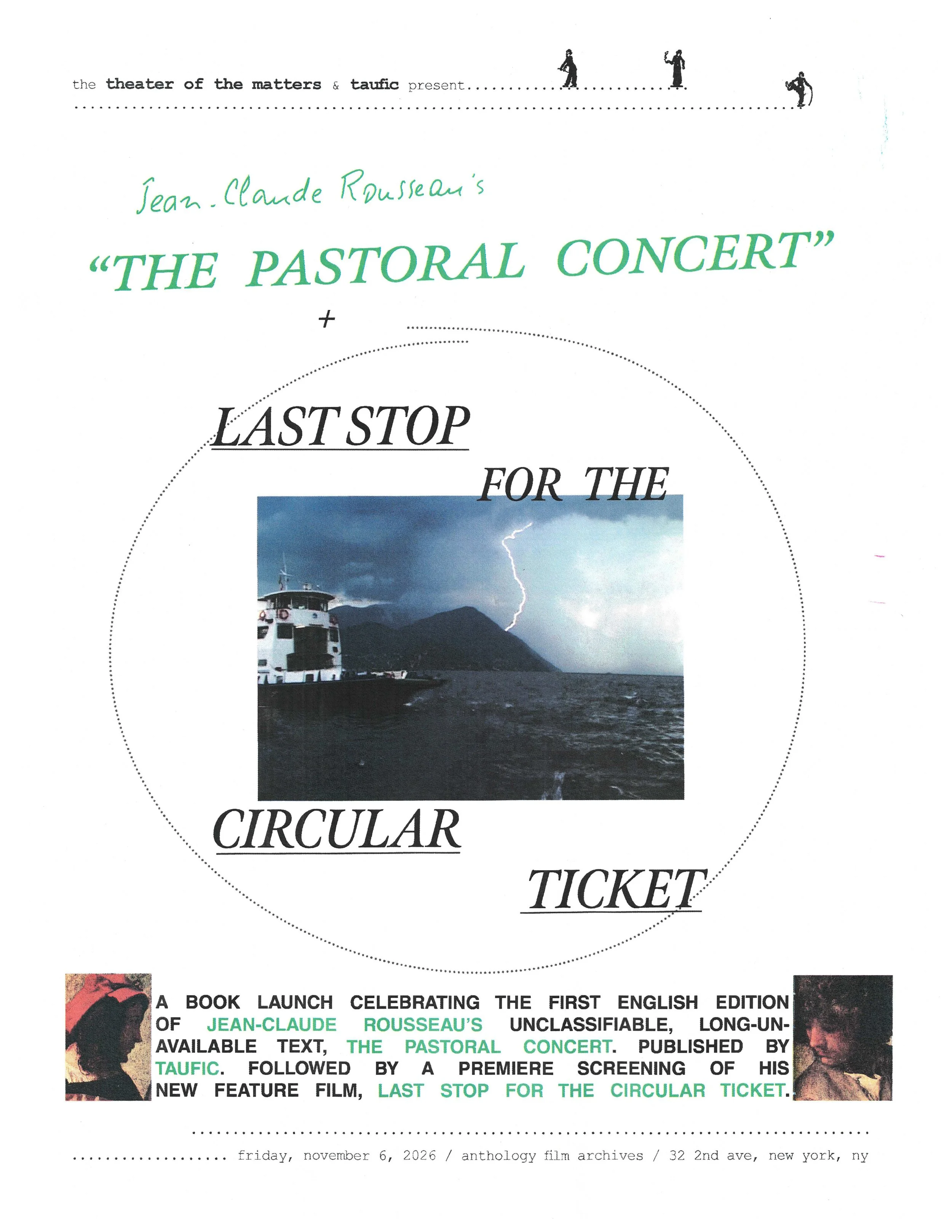 The Pastoral Concert + Last Stop for the Circular Ticket