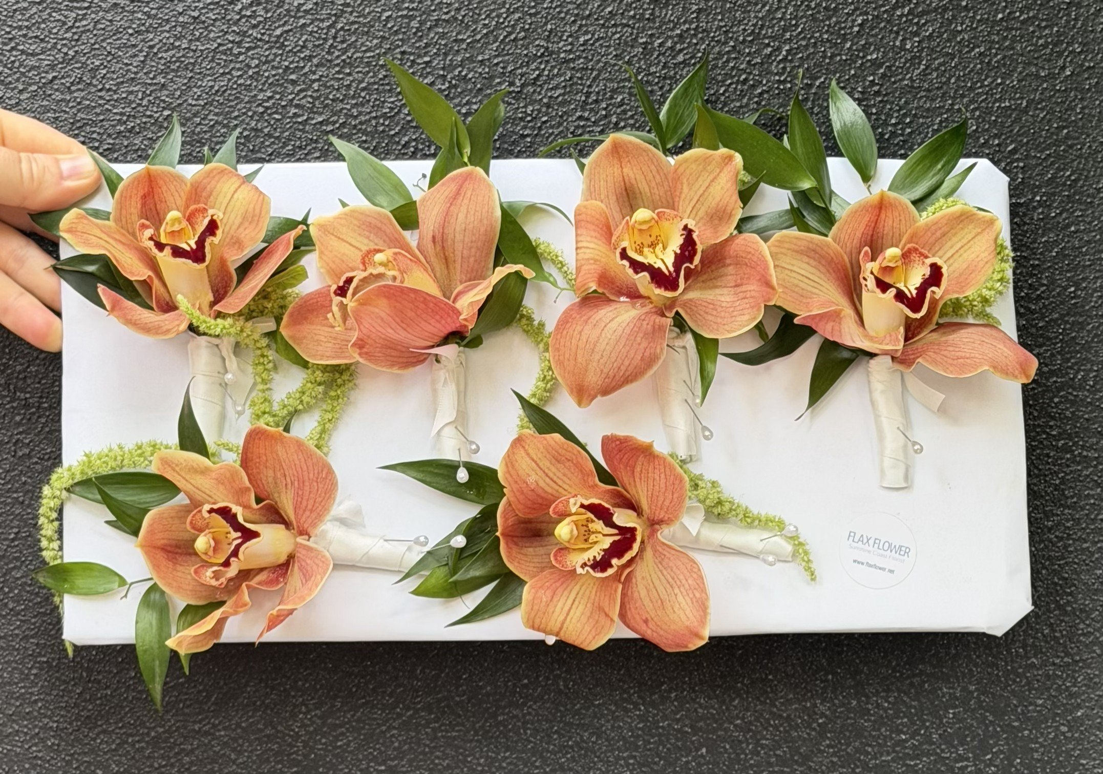 Orchid Button Holes