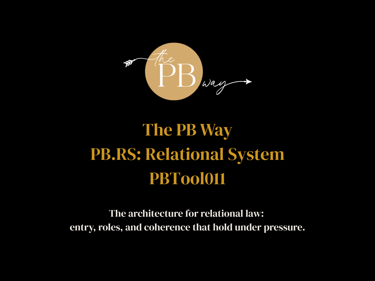 PBTool011 | PB.RS: Relational System