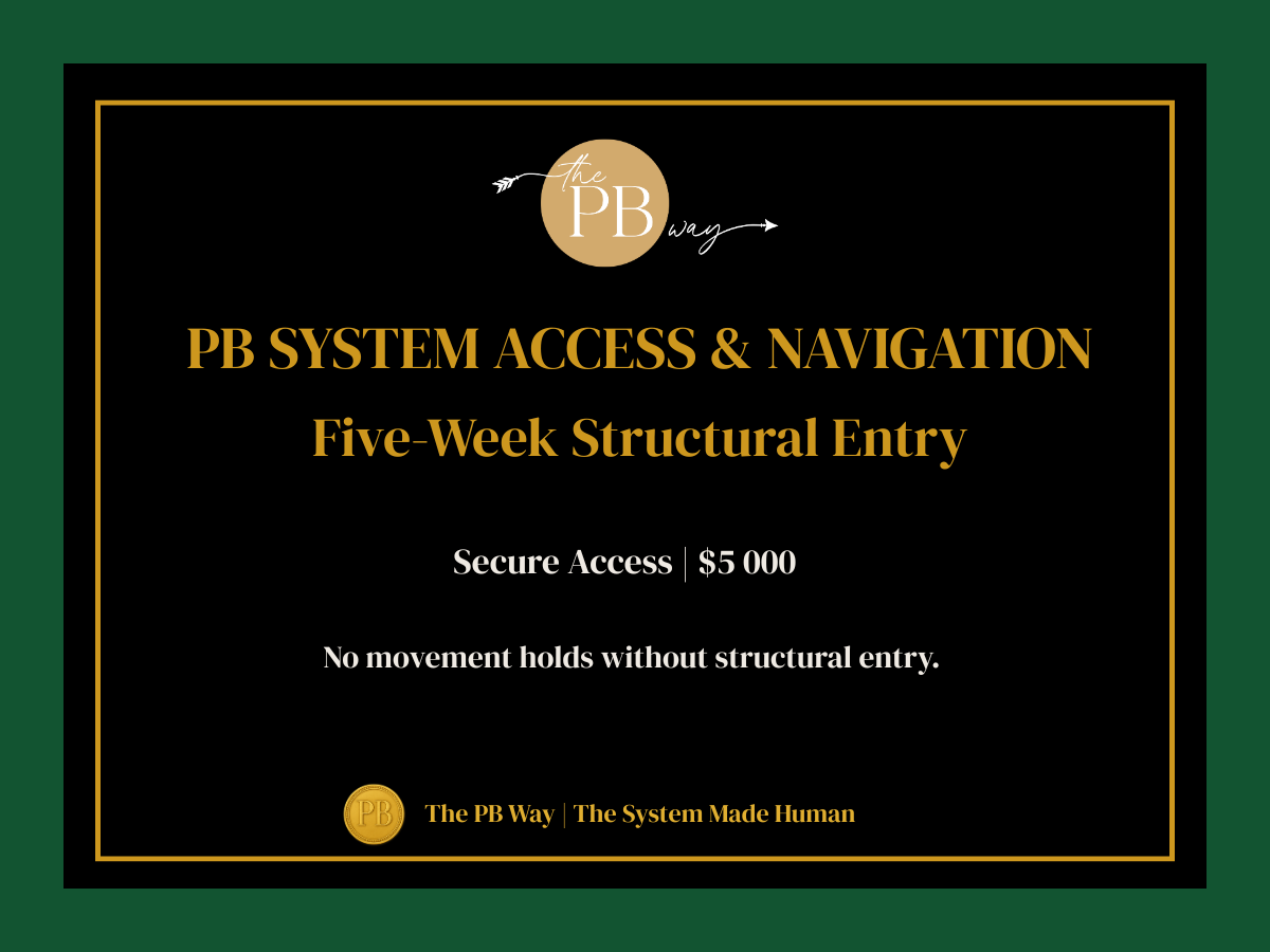PB SYSTEM ACESS & NAVIGATION