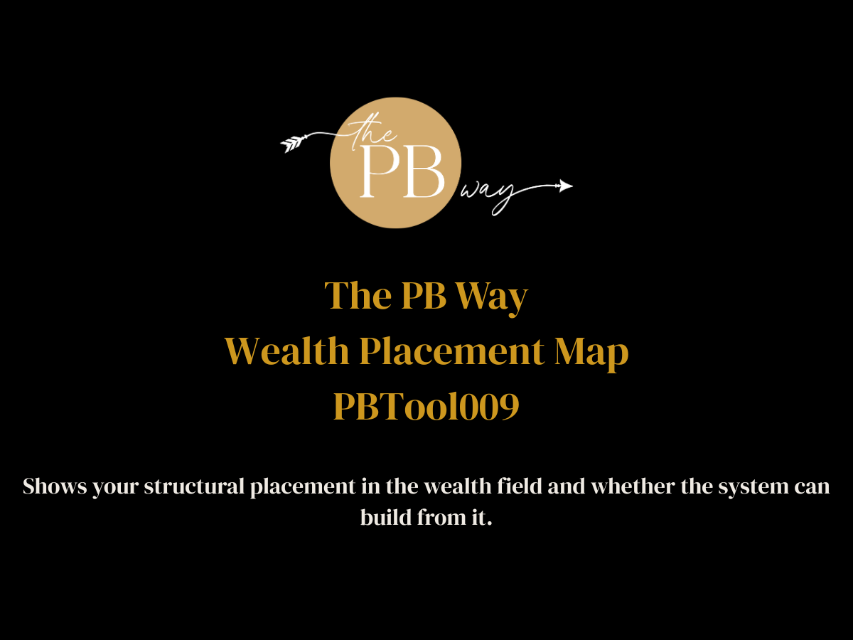 PBTool009 | Wealth Placement Map