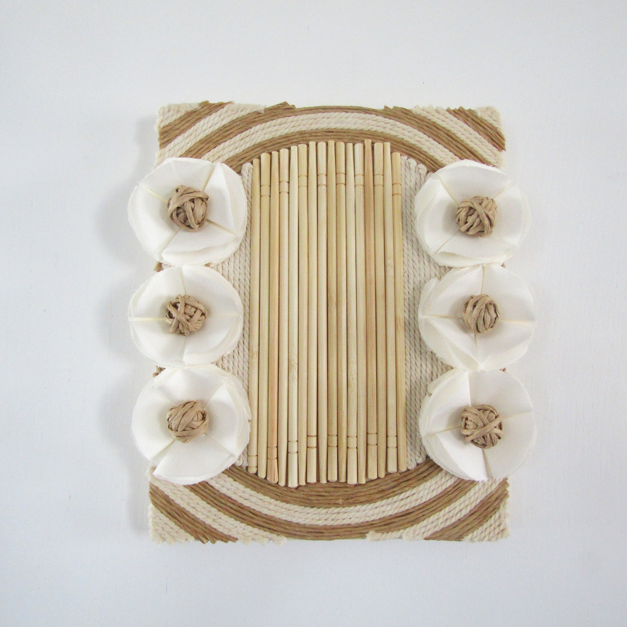 Silk Six Piece Serene Floral Wall Art