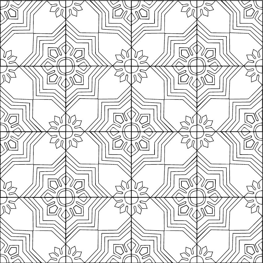 Floriana Tile - choose your own colour-way! Enquire now!