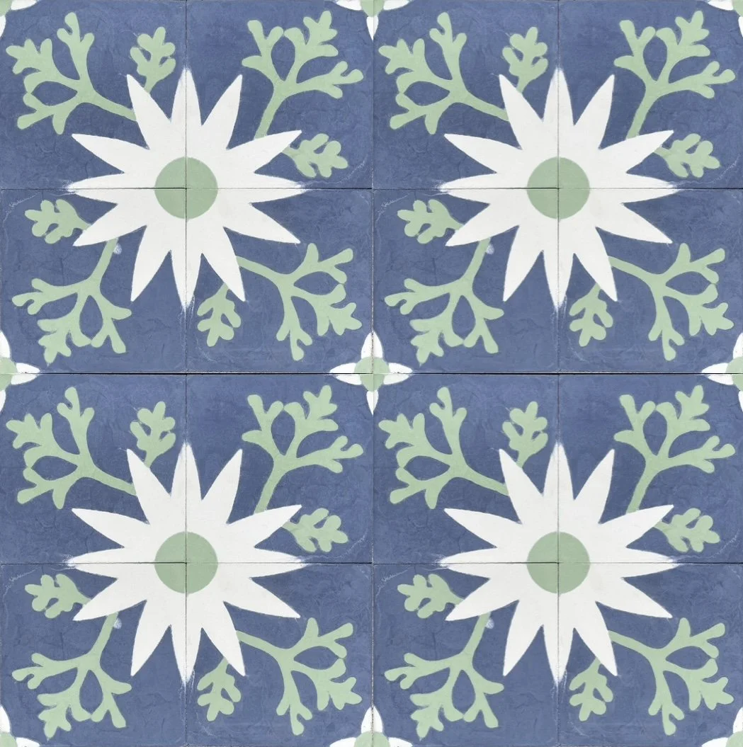 Flannel Flower Tile