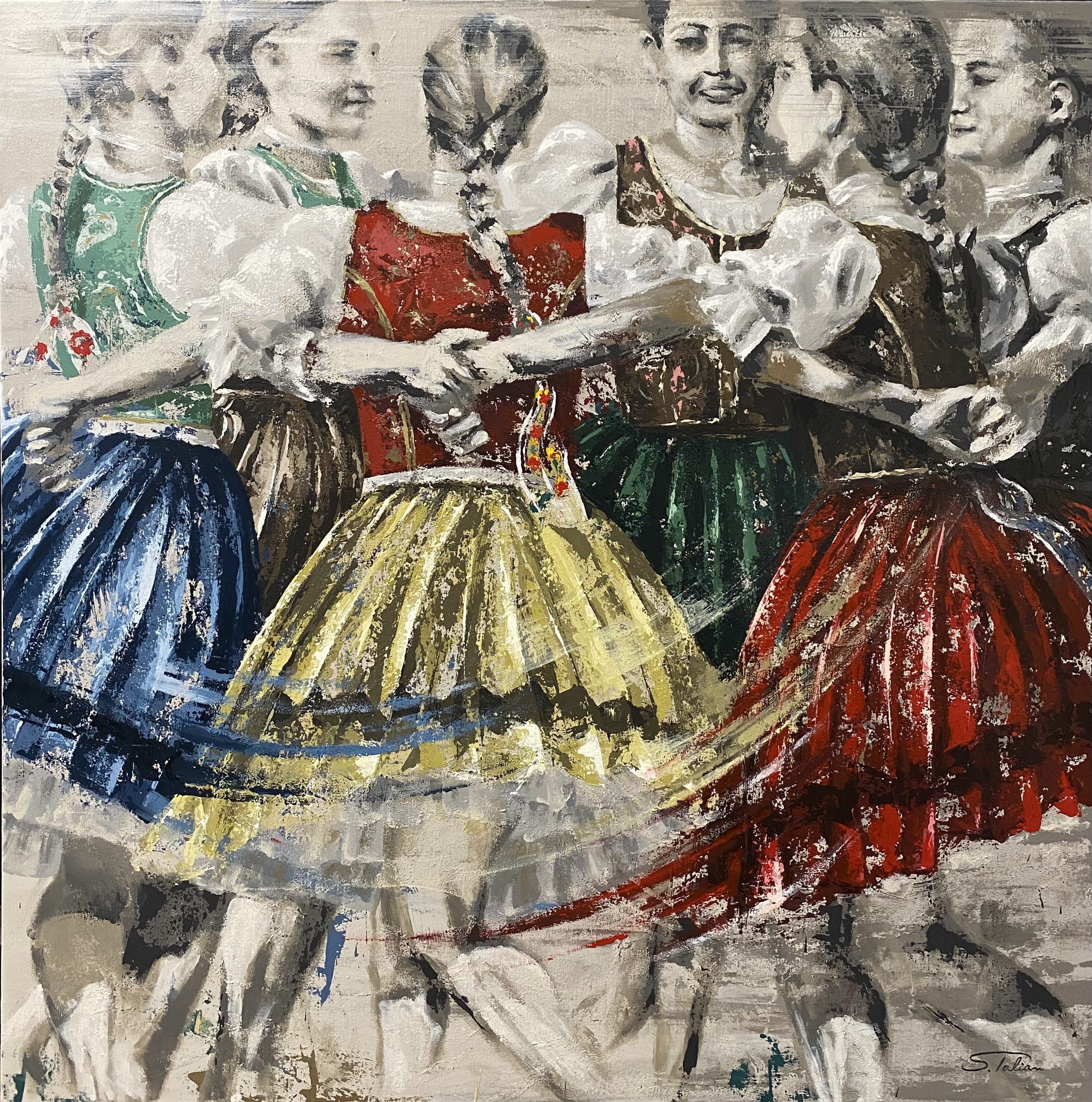 Karicka ll 40" x 40"
SOLD