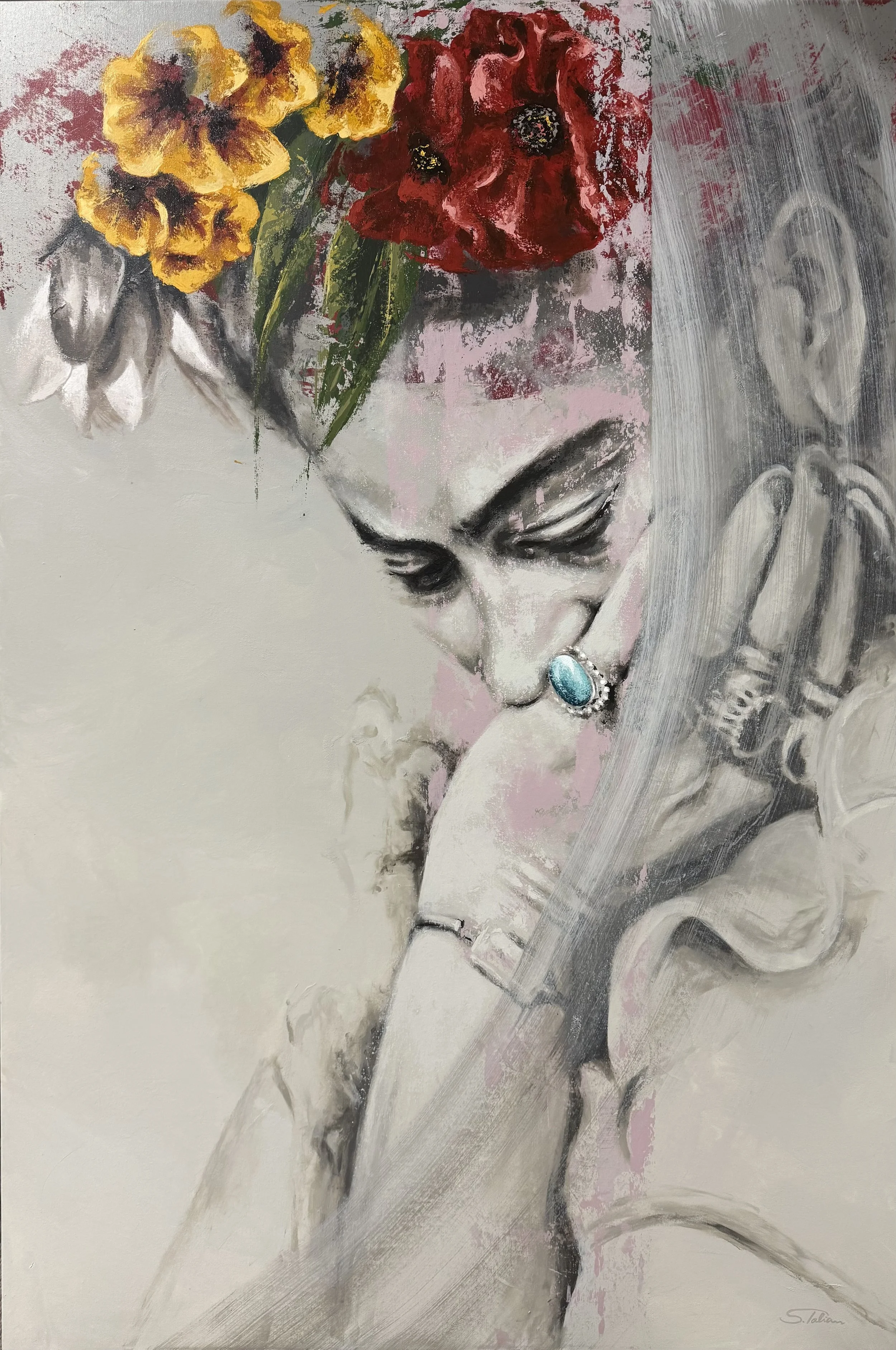 Frida 60" x 40"