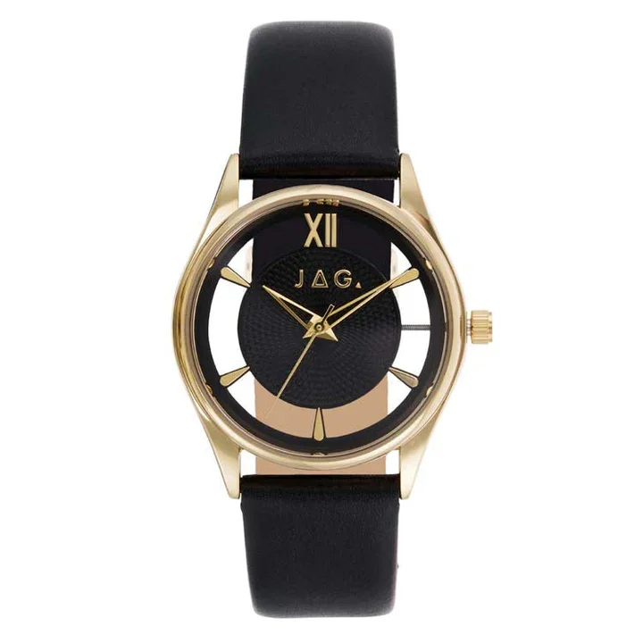 Jag Croydon Black Alloy 34mm Watch J2926