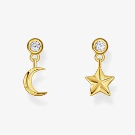 Gold Plated Moon and Star Ring