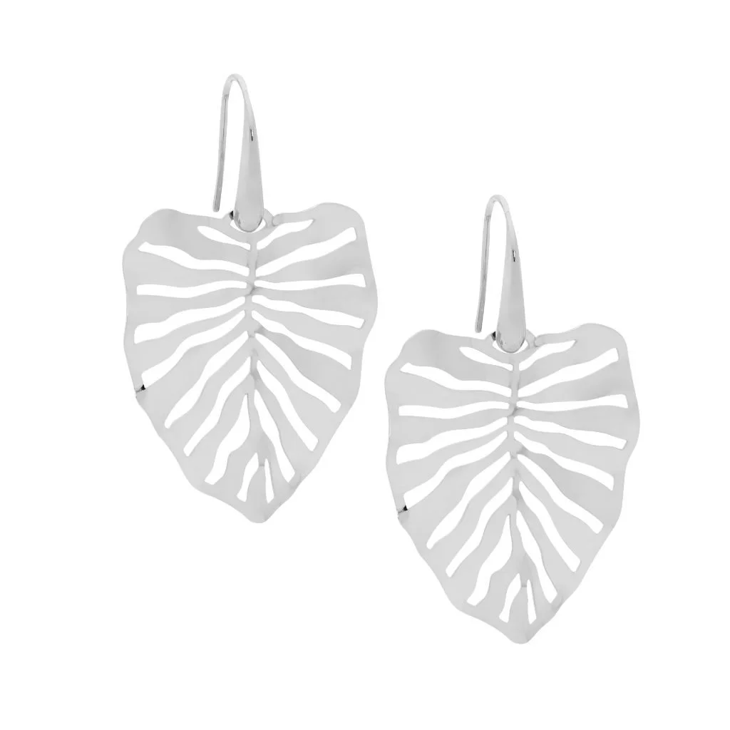 Monstera Leaf Earrings