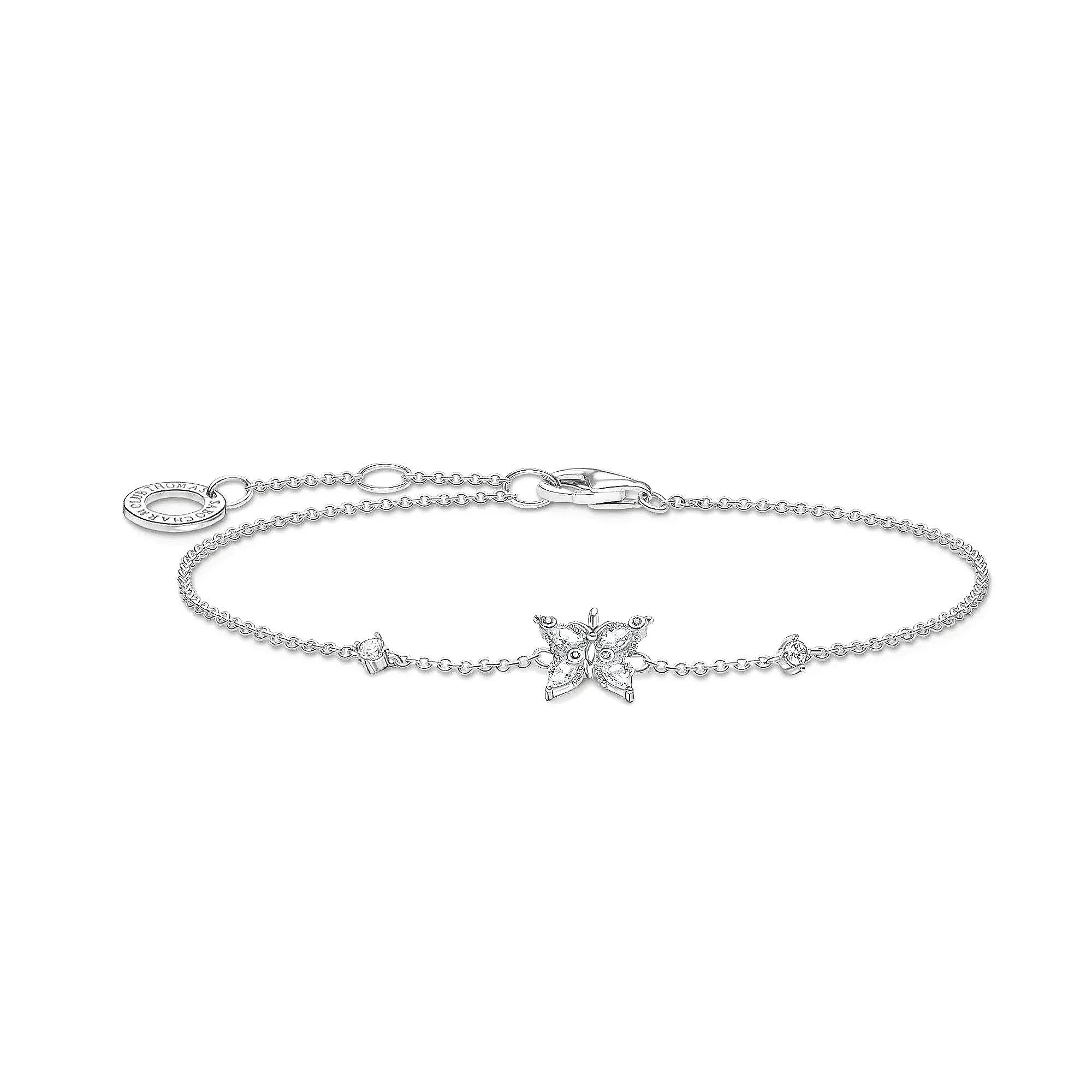 Thomas Sabo Sterling Silver Happy Cubic Zirconia Bracelet
