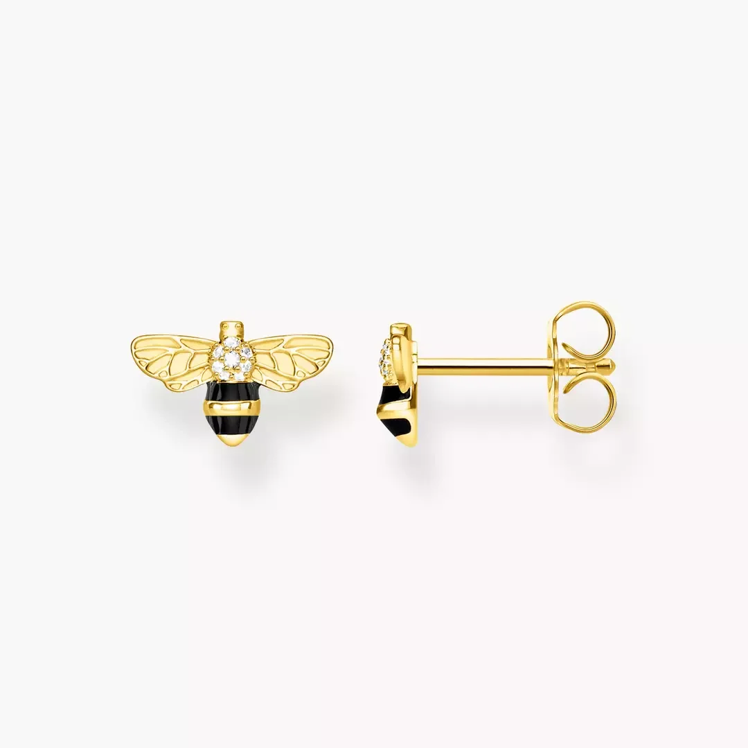 Thomas Sabo Bumble Bee Gold Plated Studs