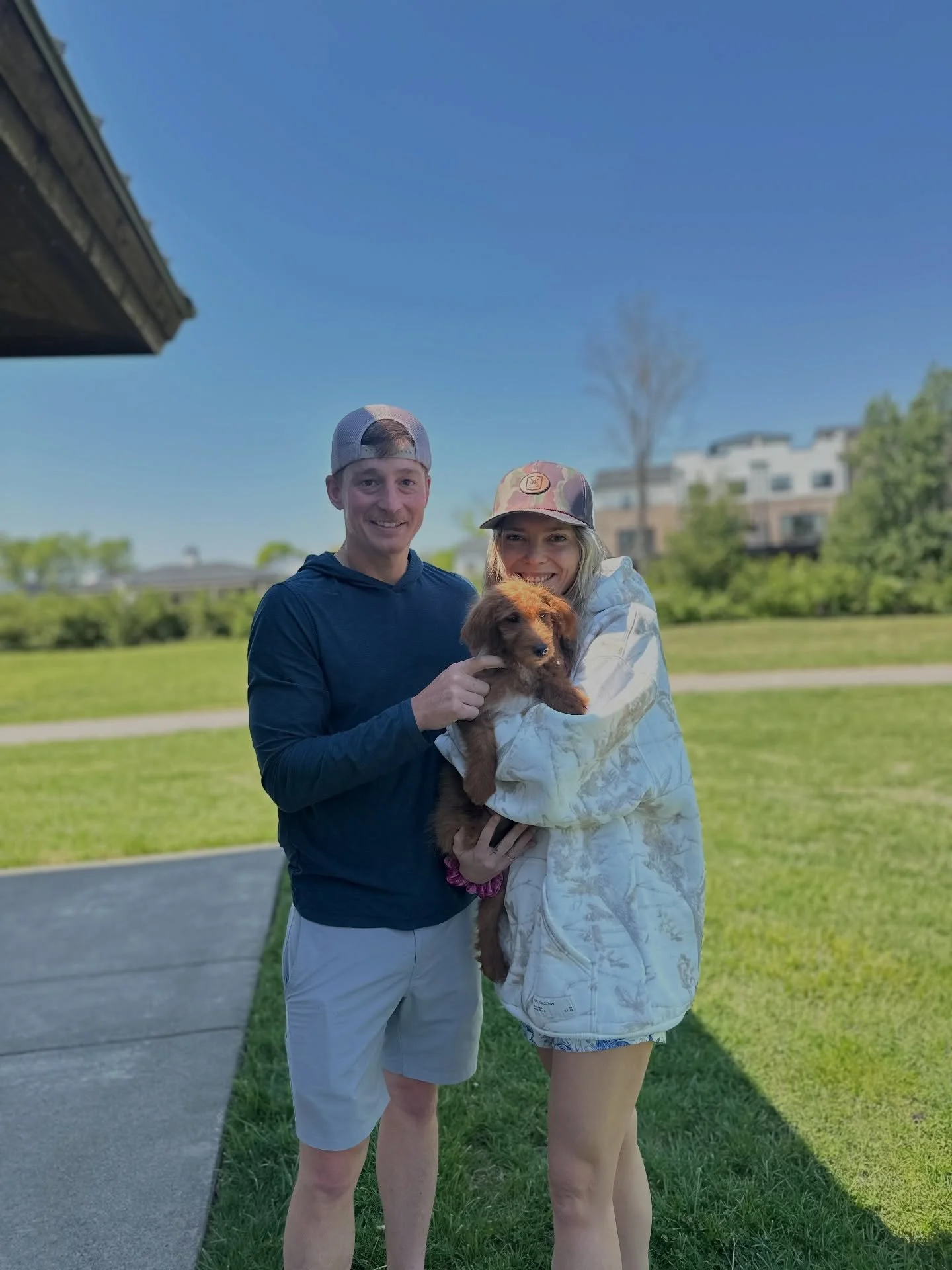 Our boy Aspen has found his forever home! 

We can&rsquo;t wait to see this little one grow and see all the adventures he&rsquo;ll get to have! 🤩

#goldendoodle #gohomeday #puppylove #puppiesofinstagram