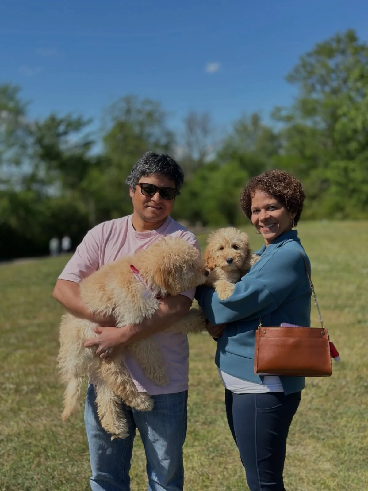 Maui and Alberto have found their forever home! 
From the very beginning, you guys have been nothing but love, personality, and joy.

Watching you both meet your new family is always the moment that makes it all worth it. You were raised with care, a