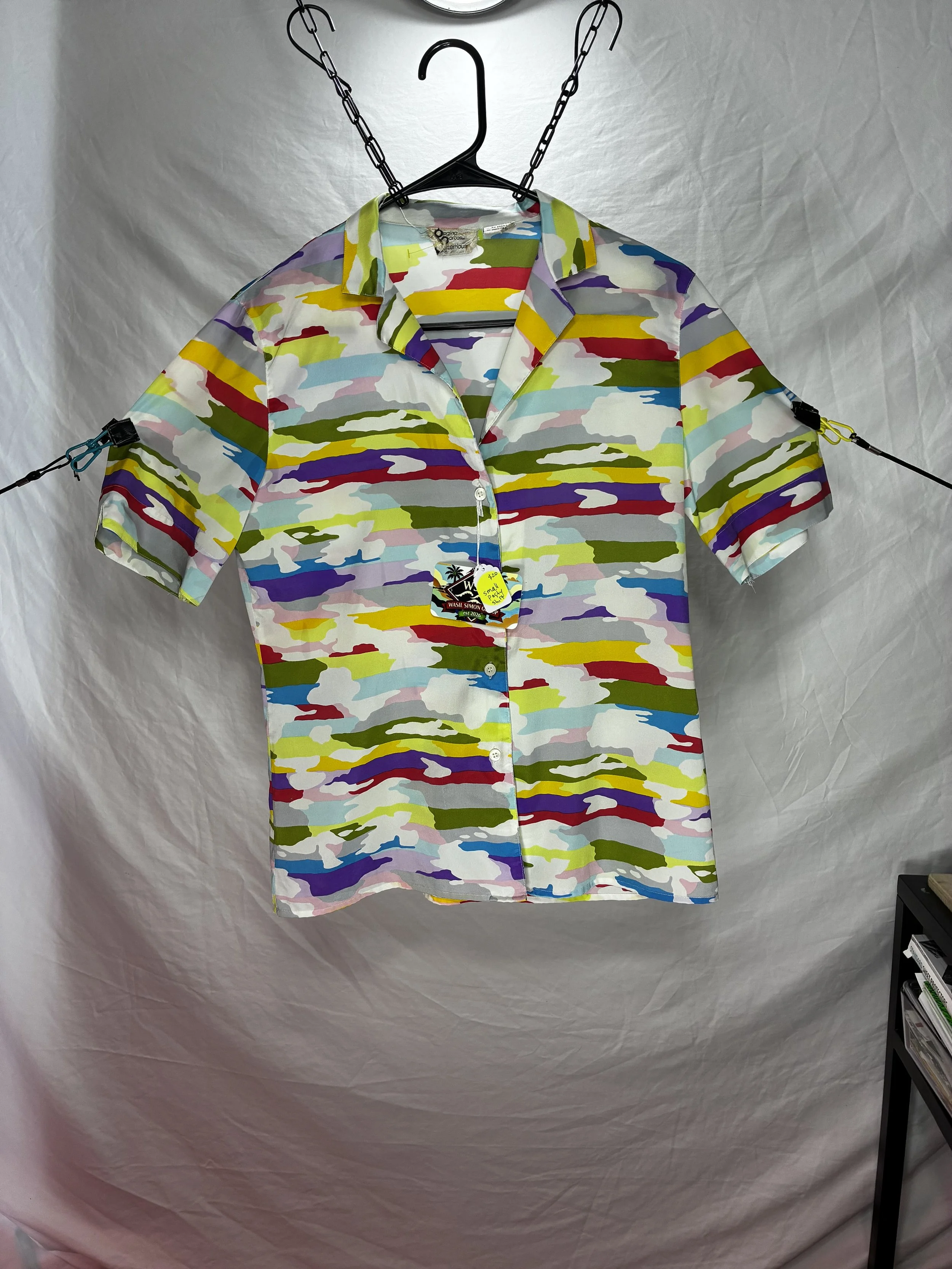 Small Regina Porter for Porterhouse Color-burst Party Shirt