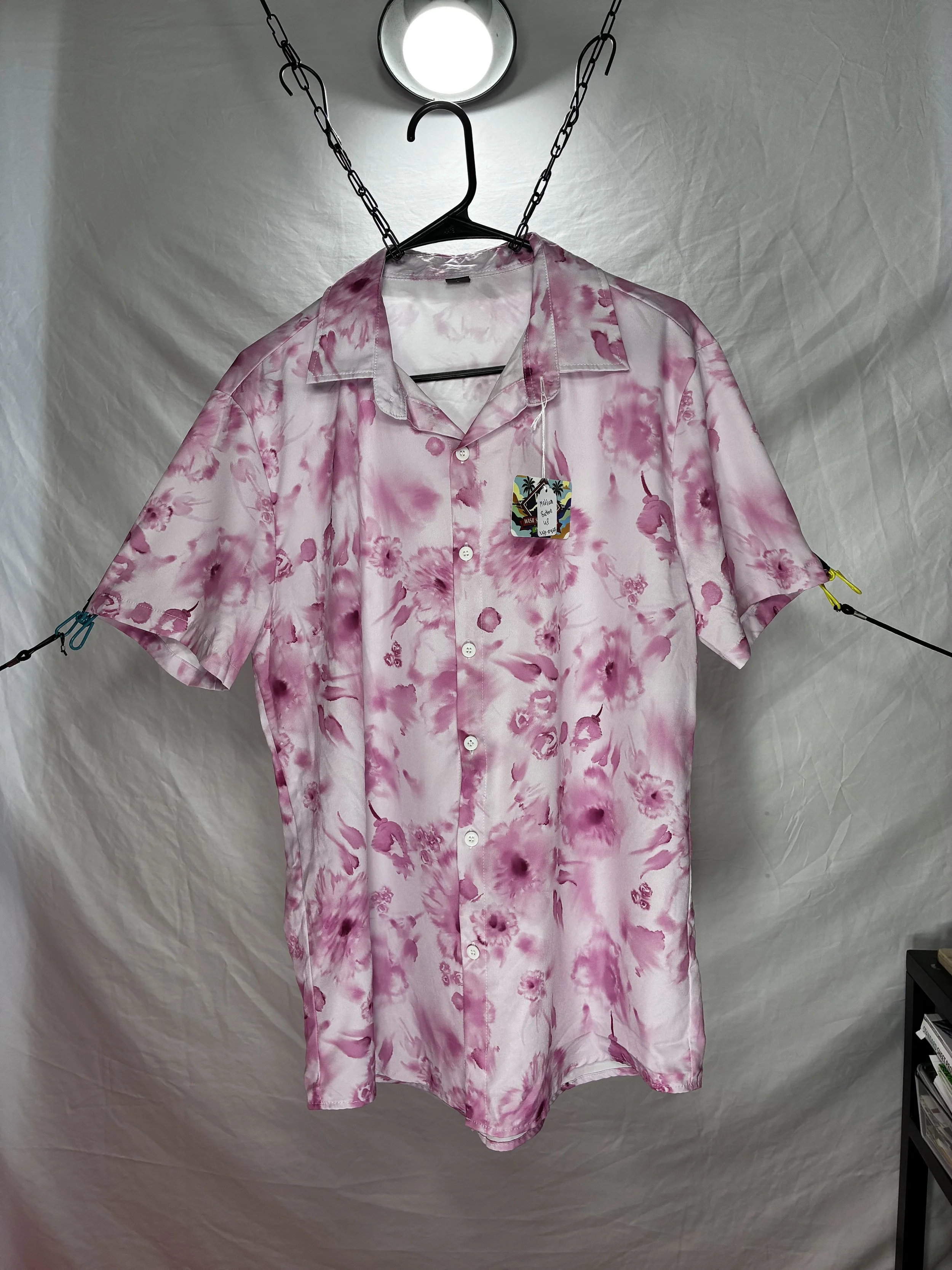 Small "Manfinity" Pink Abstract Shirt