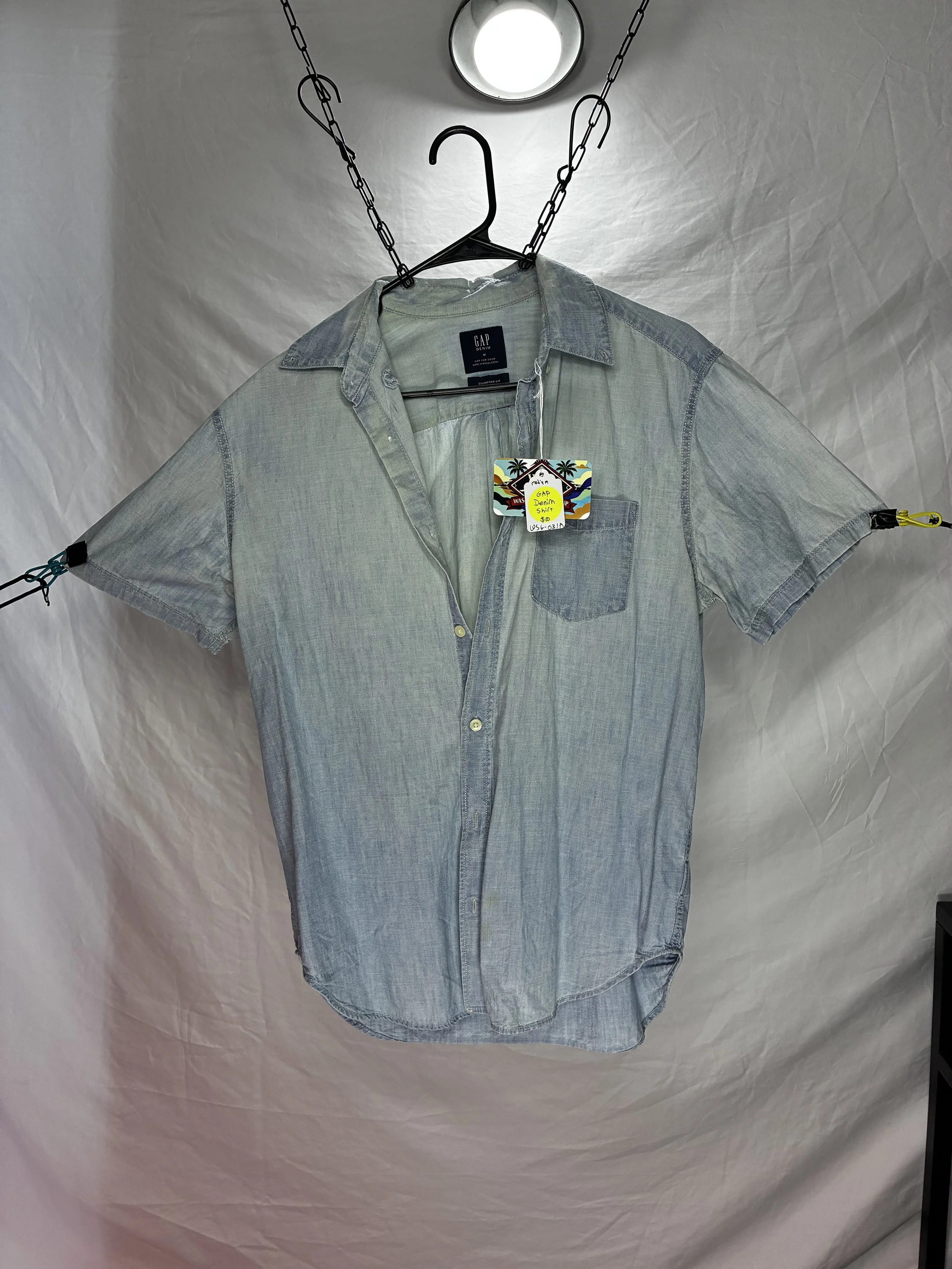 Classic Denim Button-Up Shirt