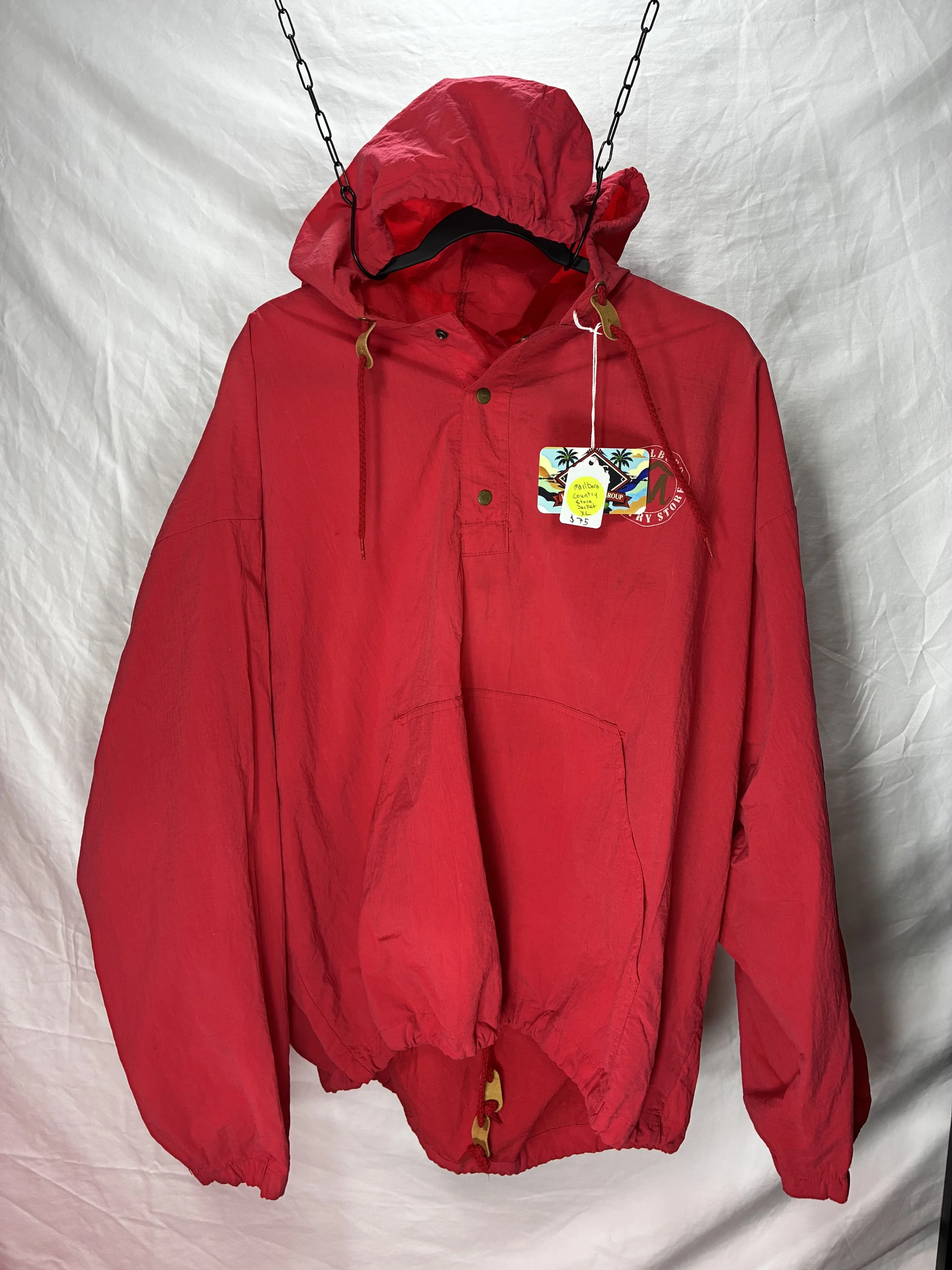Retro Marlboro Country Store XL Red Jacket