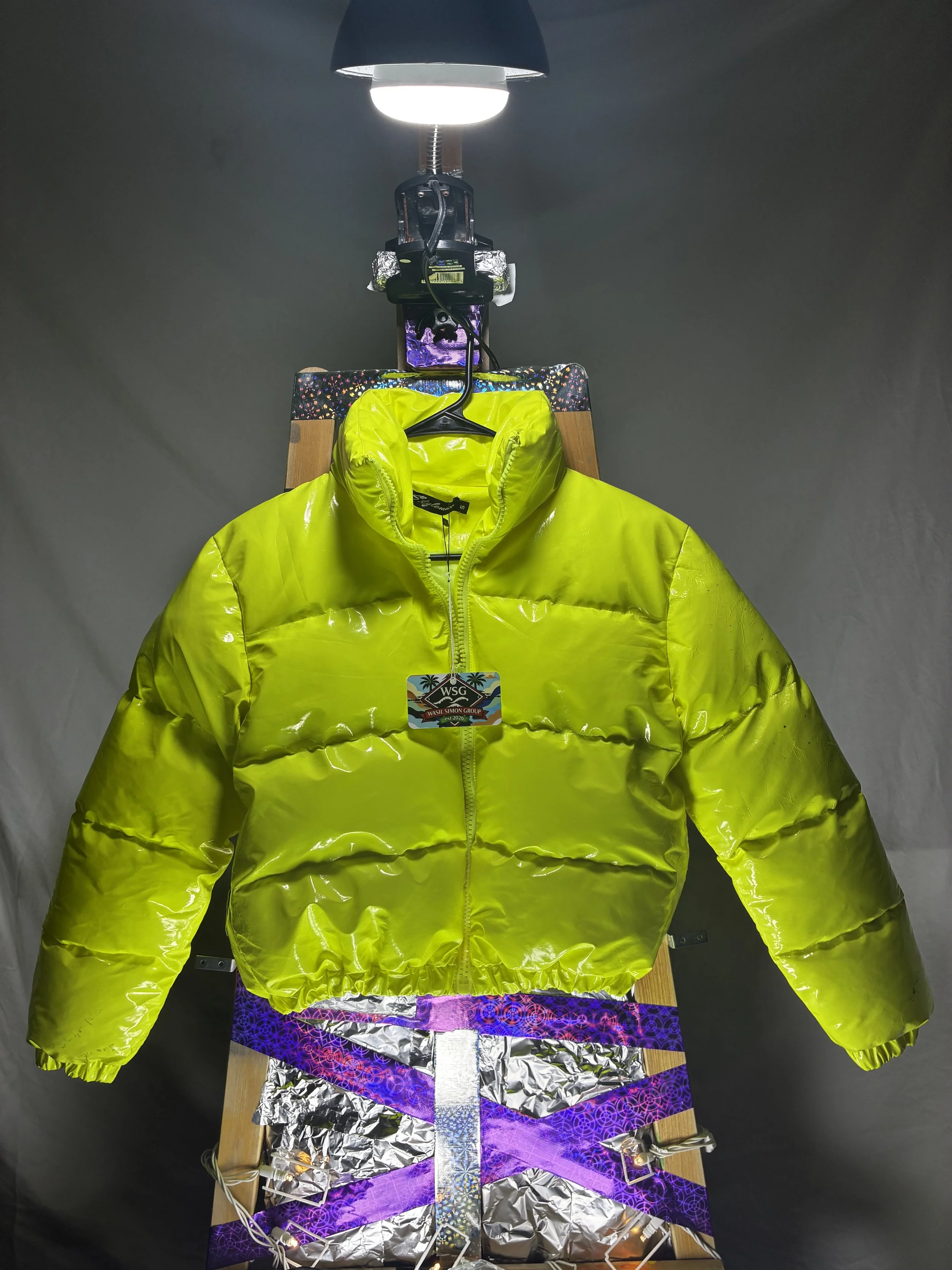 Blaze Bright Puffy Neon Jacket