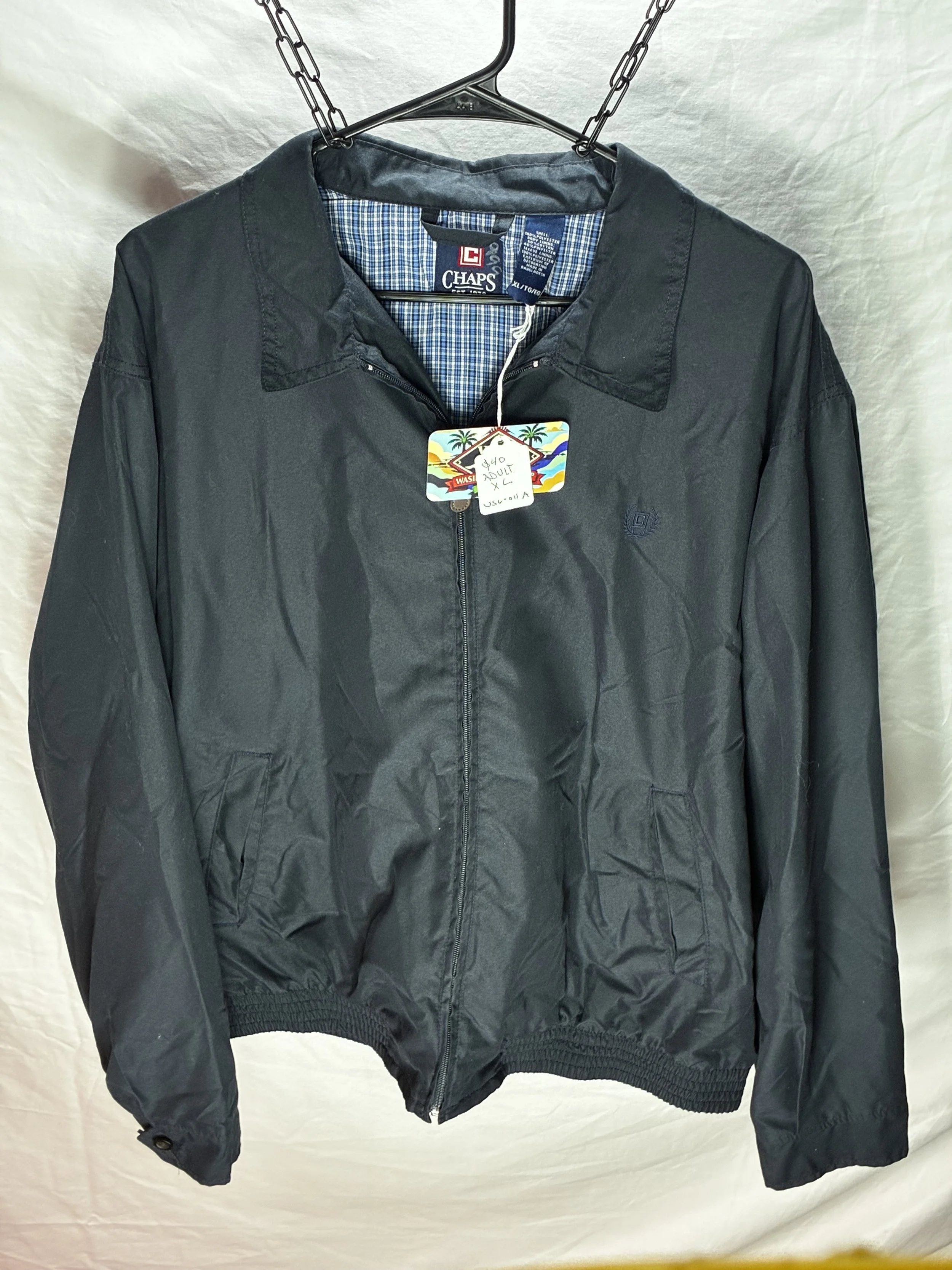 Chaps XL Windbreaker Jacket
