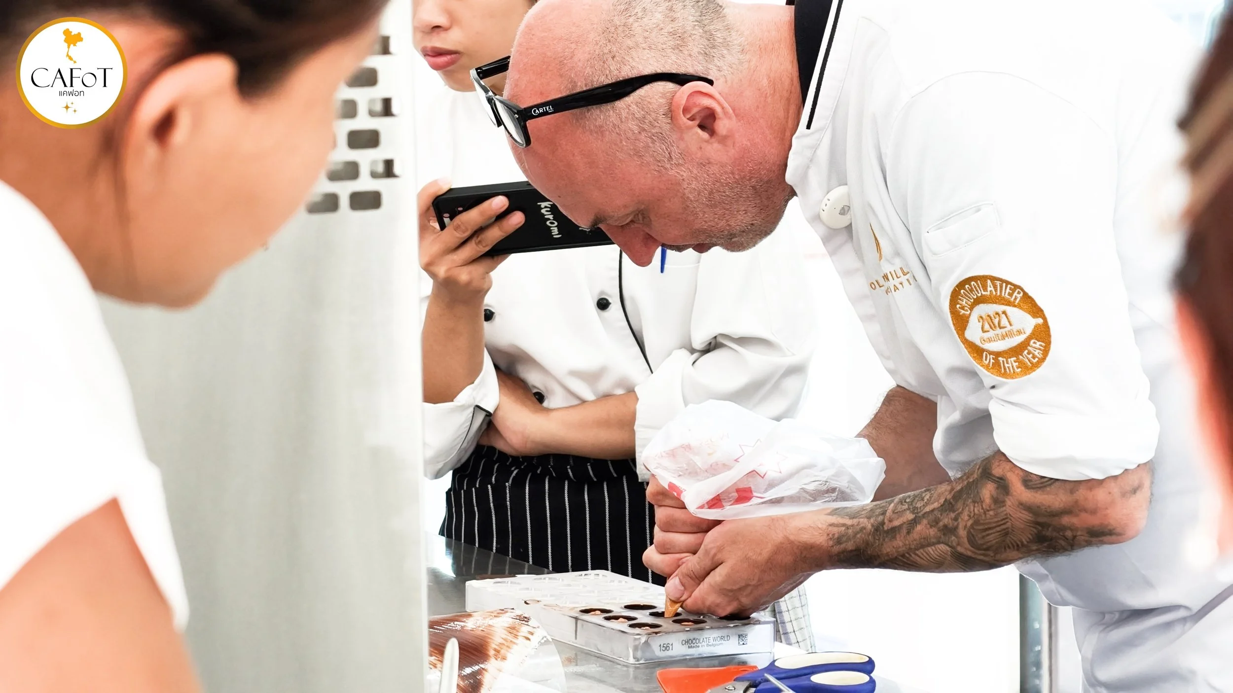 Olivier Willems chocolatier: a demonstration