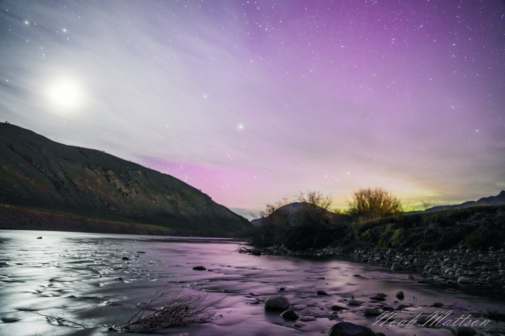 Yellowstone River Lights