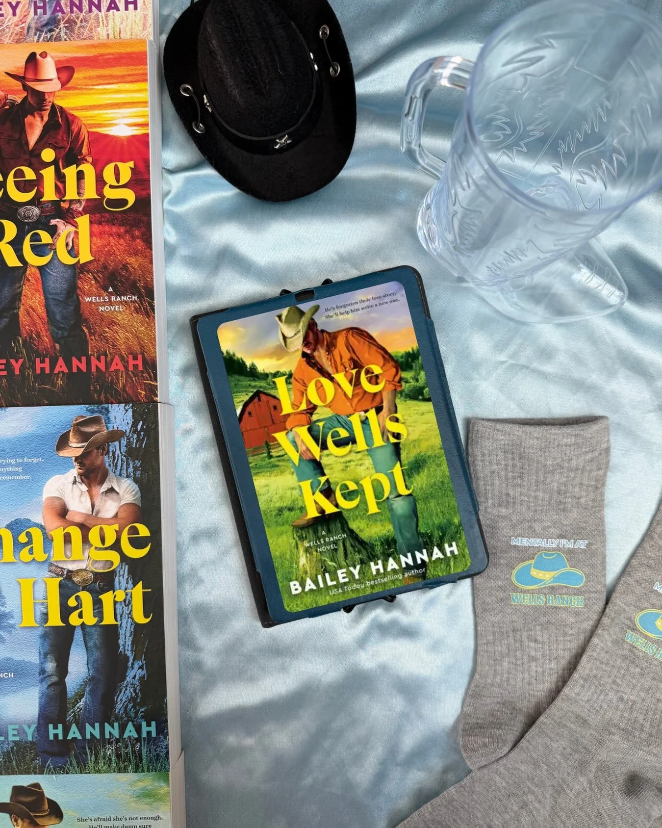 I&rsquo;m a huge @baileyhannahwrites fan, and I&rsquo;ve completely fallen in love with the characters at Wells Ranch. Today is finally release day for the last book in the series, Love Wells Kept, and it is such a great read. I&rsquo;m definitely sa
