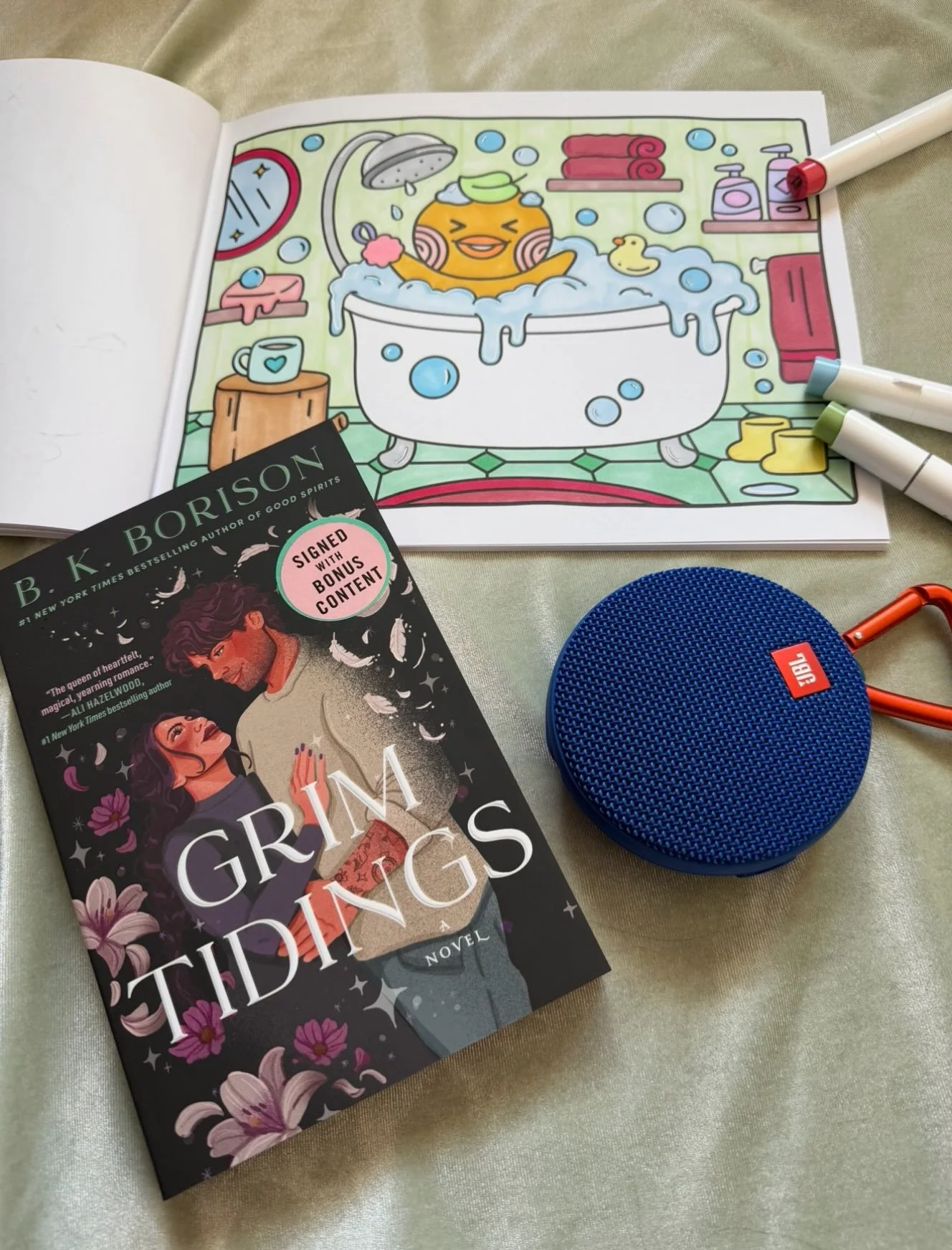 This is how I have been spending all my free time lately! 🎶🖍️📖