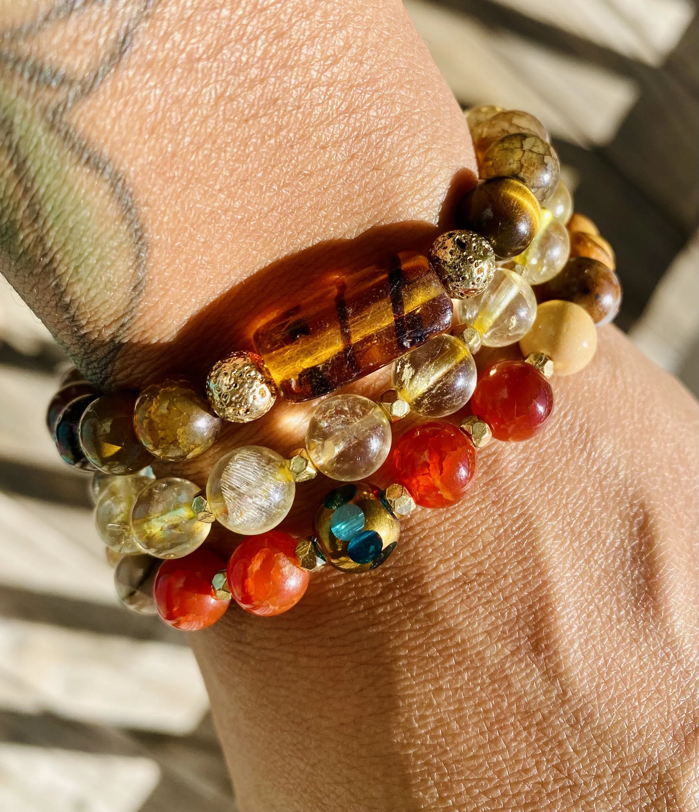 Confidence + Creativity 3-Bracelet Stack