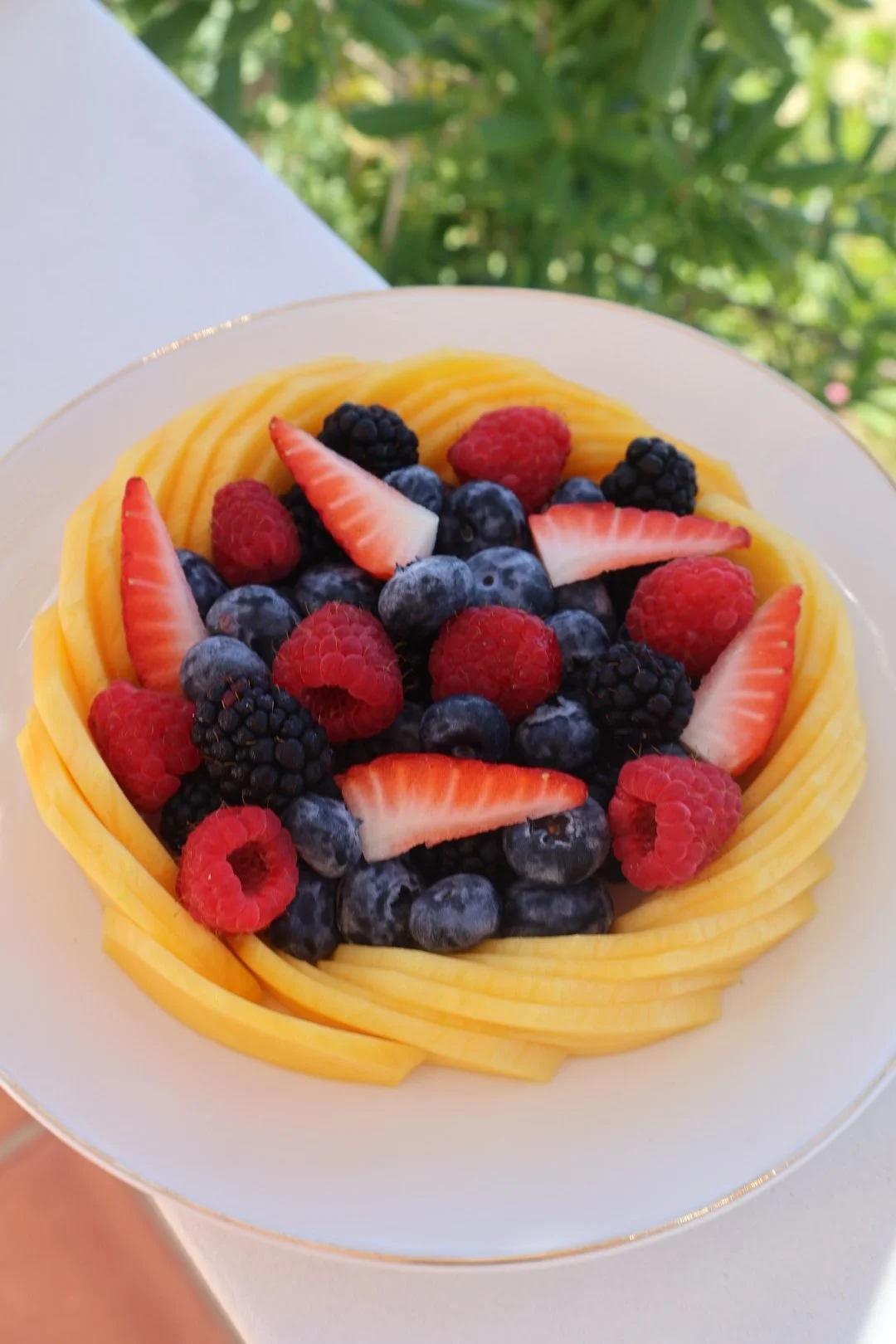 Elevated Fruit Plate