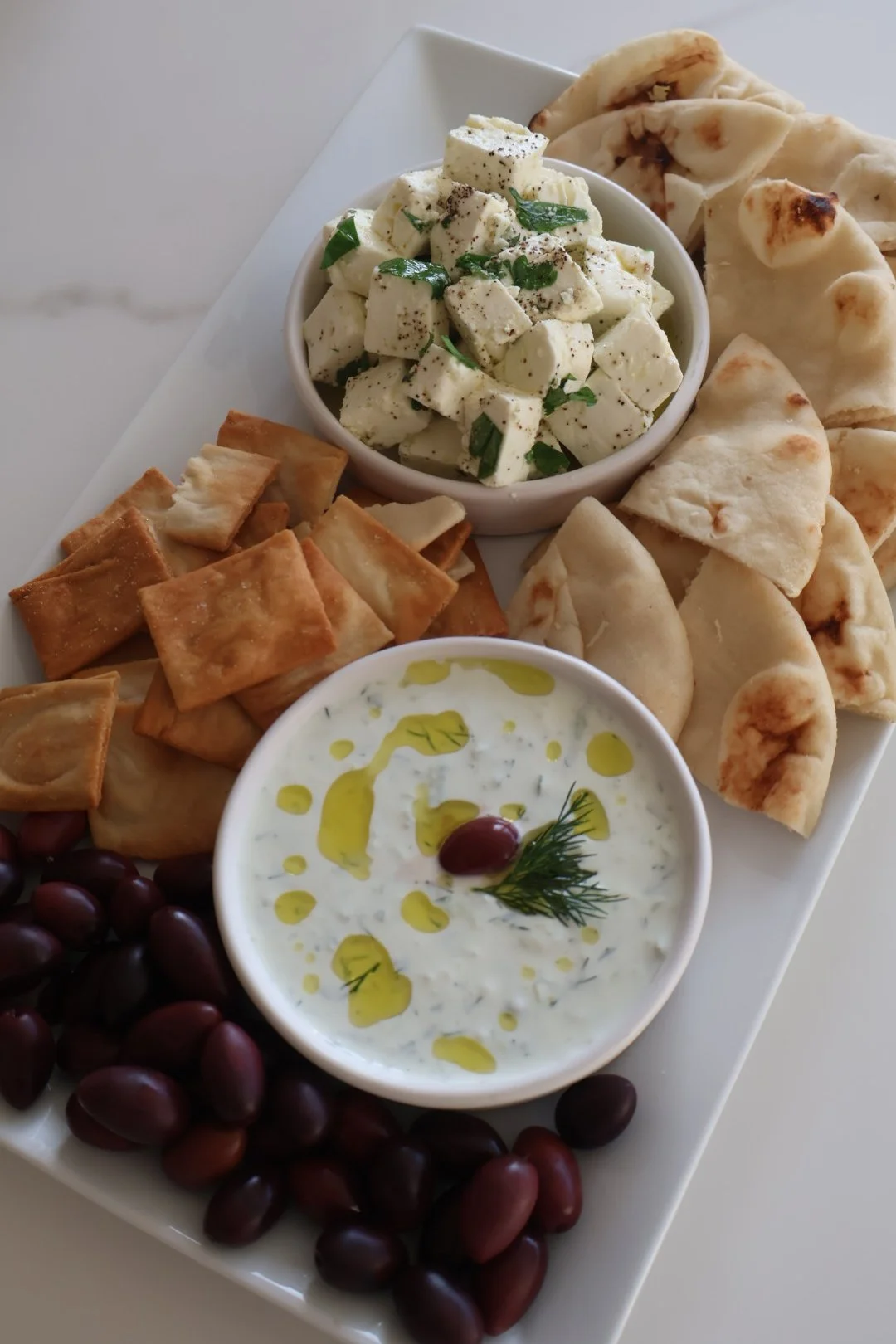 Tee’s Tzatziki &amp; Marinated Feta 